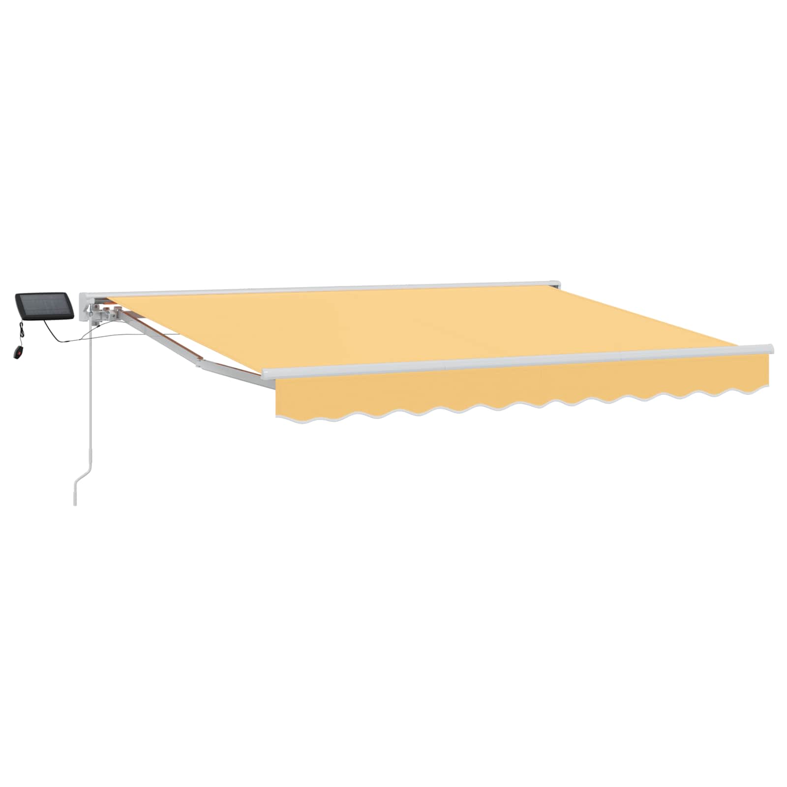 Manuaalne varikatus LED-idega Liivakarva 5 × 3,5 m