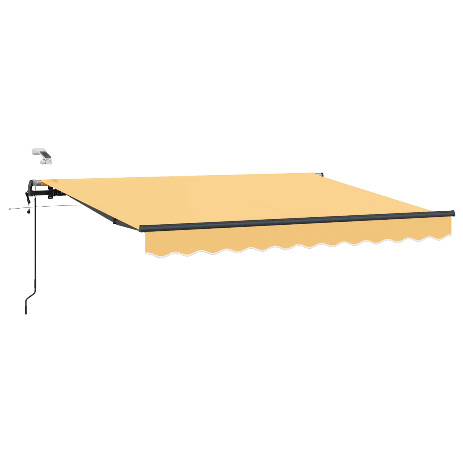 Kokkuvolditav varikatus Liivakarva 600 × 300 cm Polüester