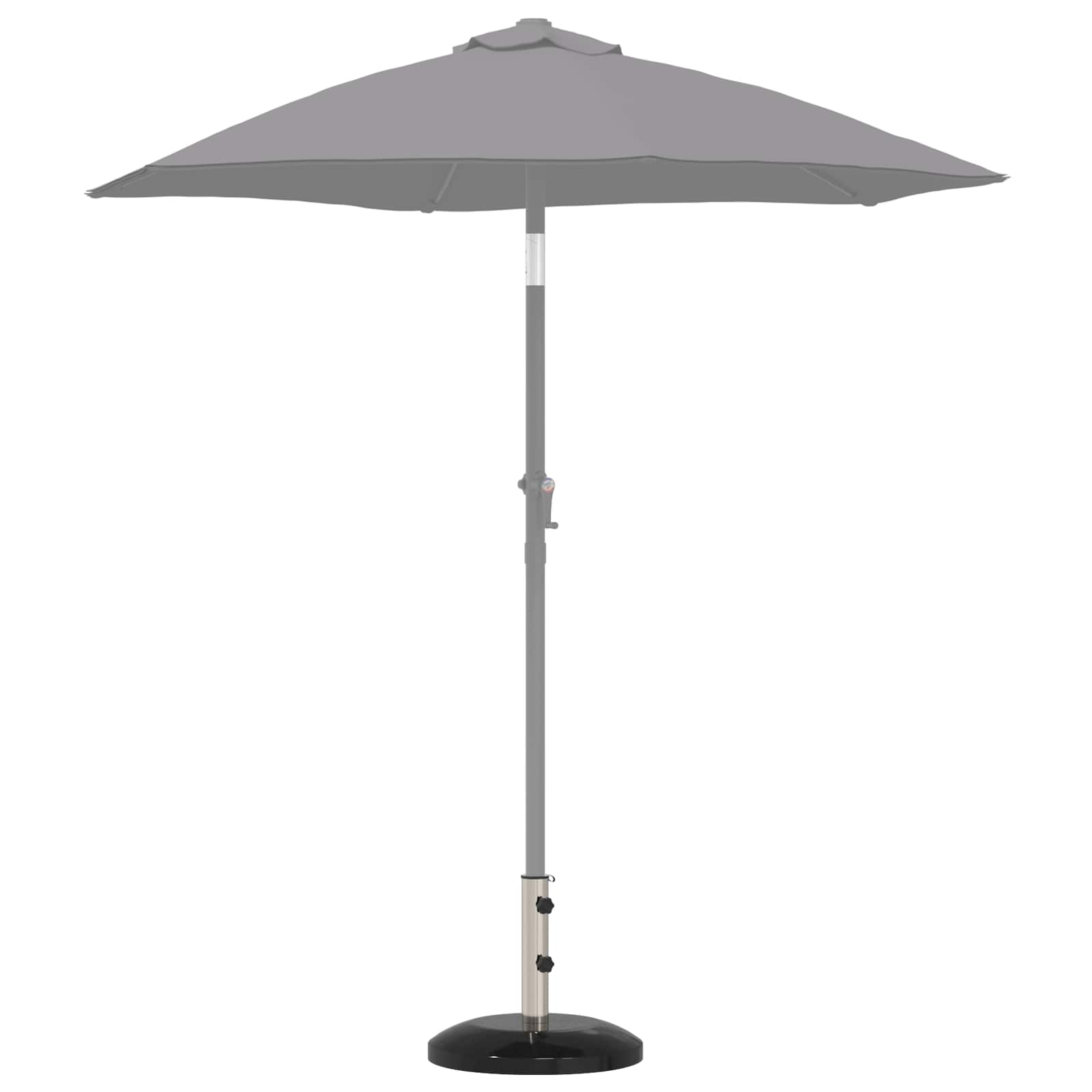 Parasiibigraniidi alus 40-50 mm posti jaoks 26.75 kg Must