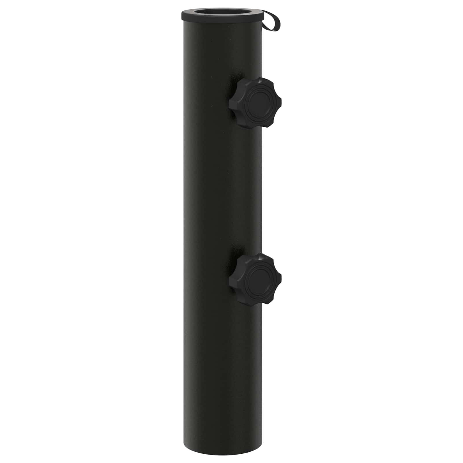 Päikesevarju alus toru 0.6 kg Must Raud for 40-50 mm Pole