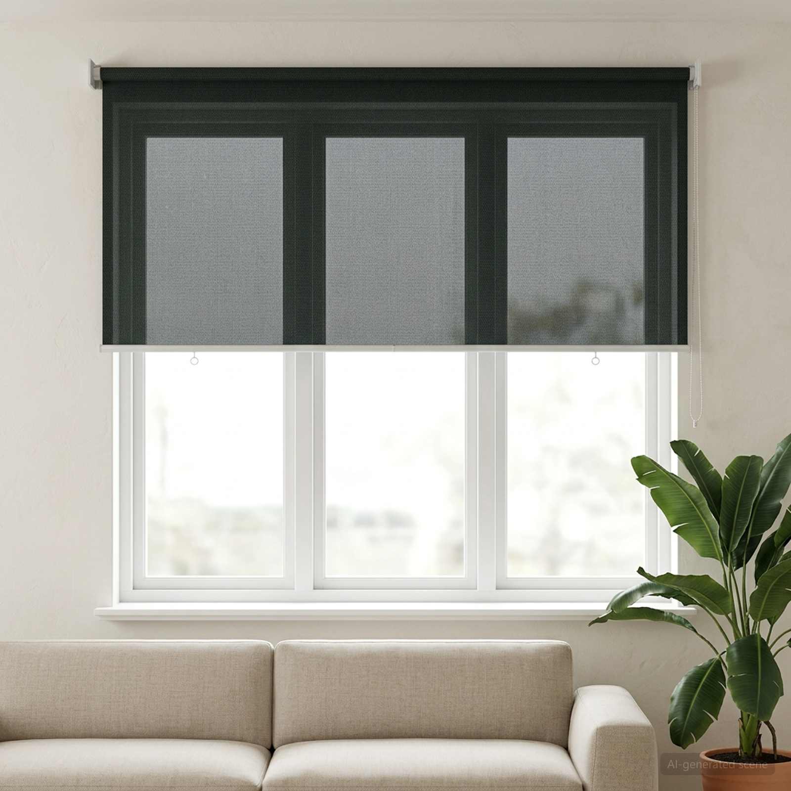Välisruloo 90% UV blokeering Tumeroheline 160 x 140 cm HDPE