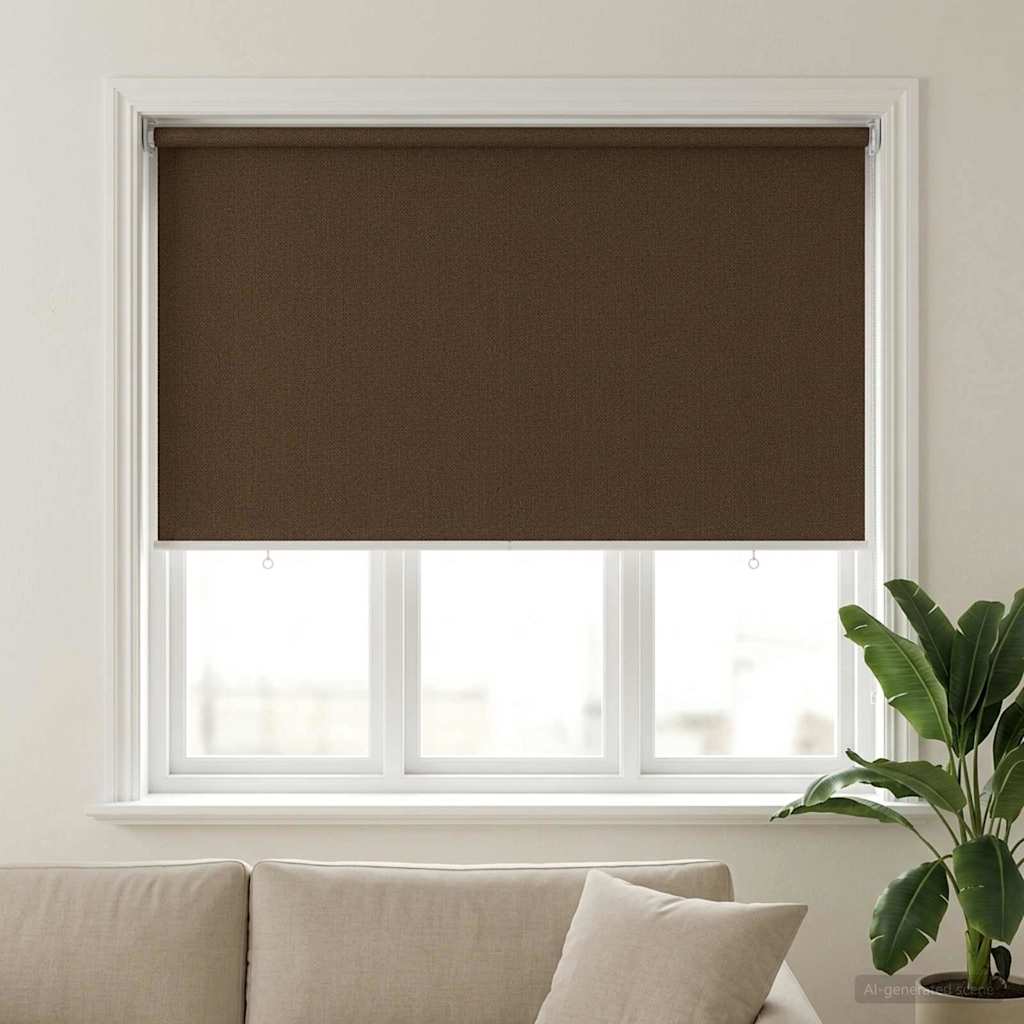 Välisruloo 90% UV blokeering Pruun 140 x 140 cm HDPE