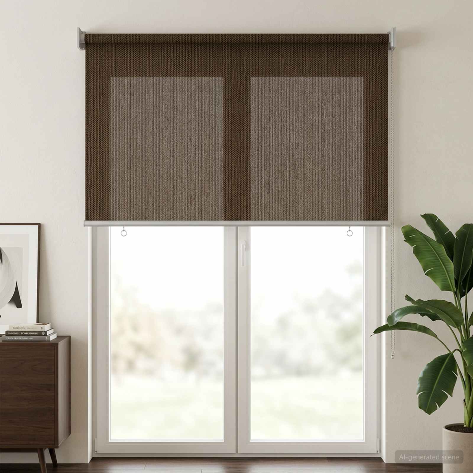 Välisruloo 90% UV blokeering Pruun 80 x 230 cm HDPE