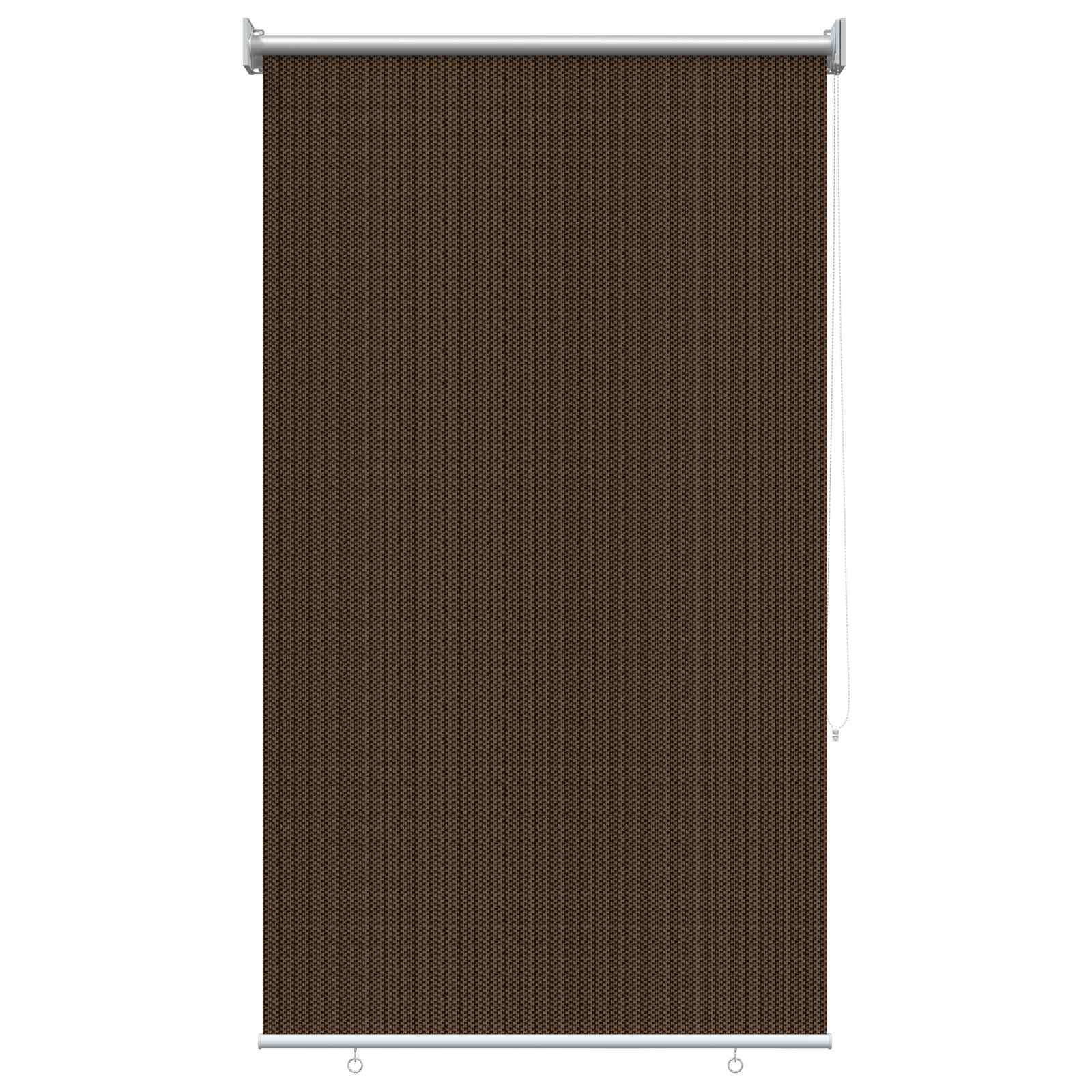 Välisruloo 90% UV blokeering Pruun 80 x 230 cm HDPE