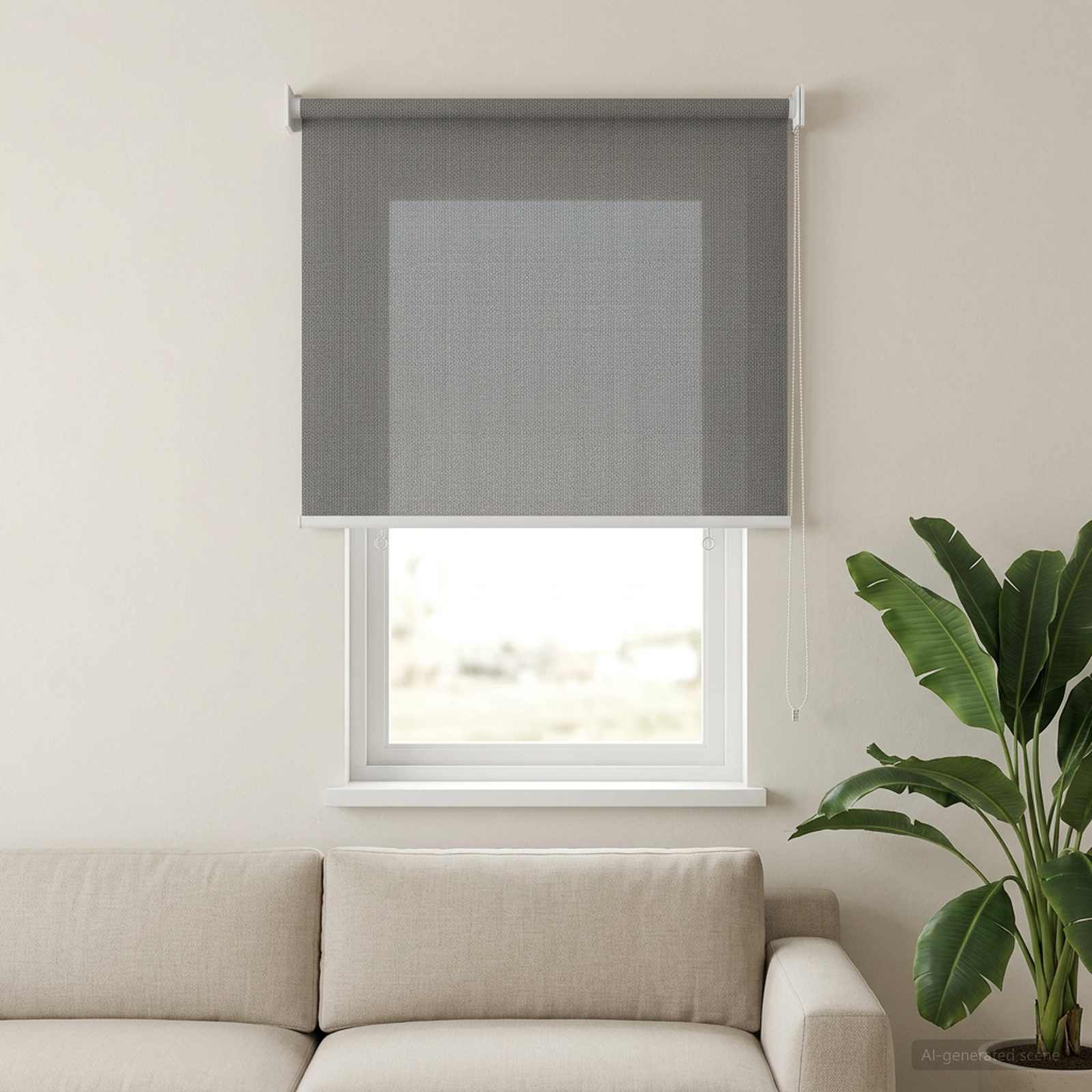 Välisruloo 90% UV blokeering Helehall 80 x 140 cm HDPE