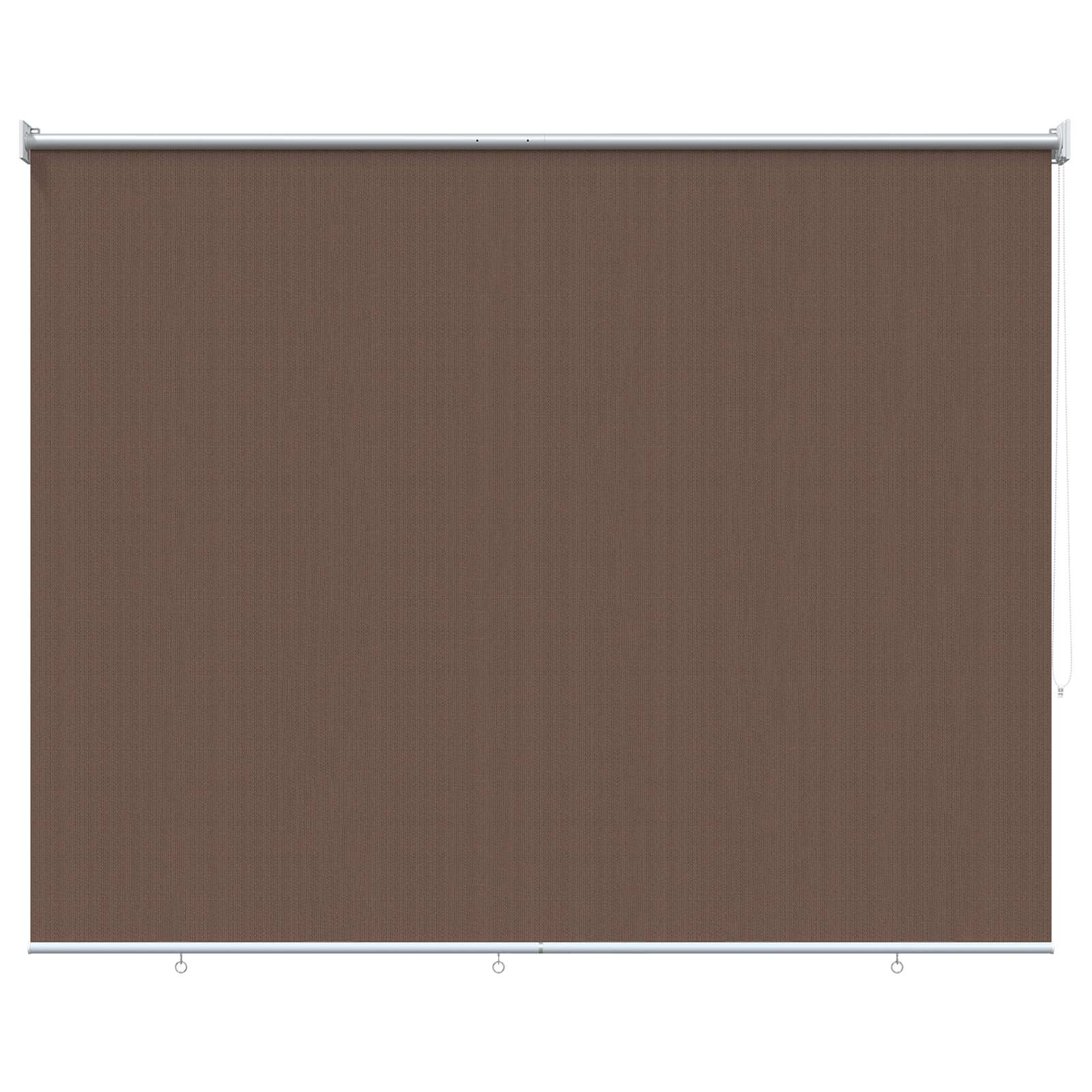 Välisruloo 90% UV blokeering Pruunikashall 120 x 140 cm HDPE