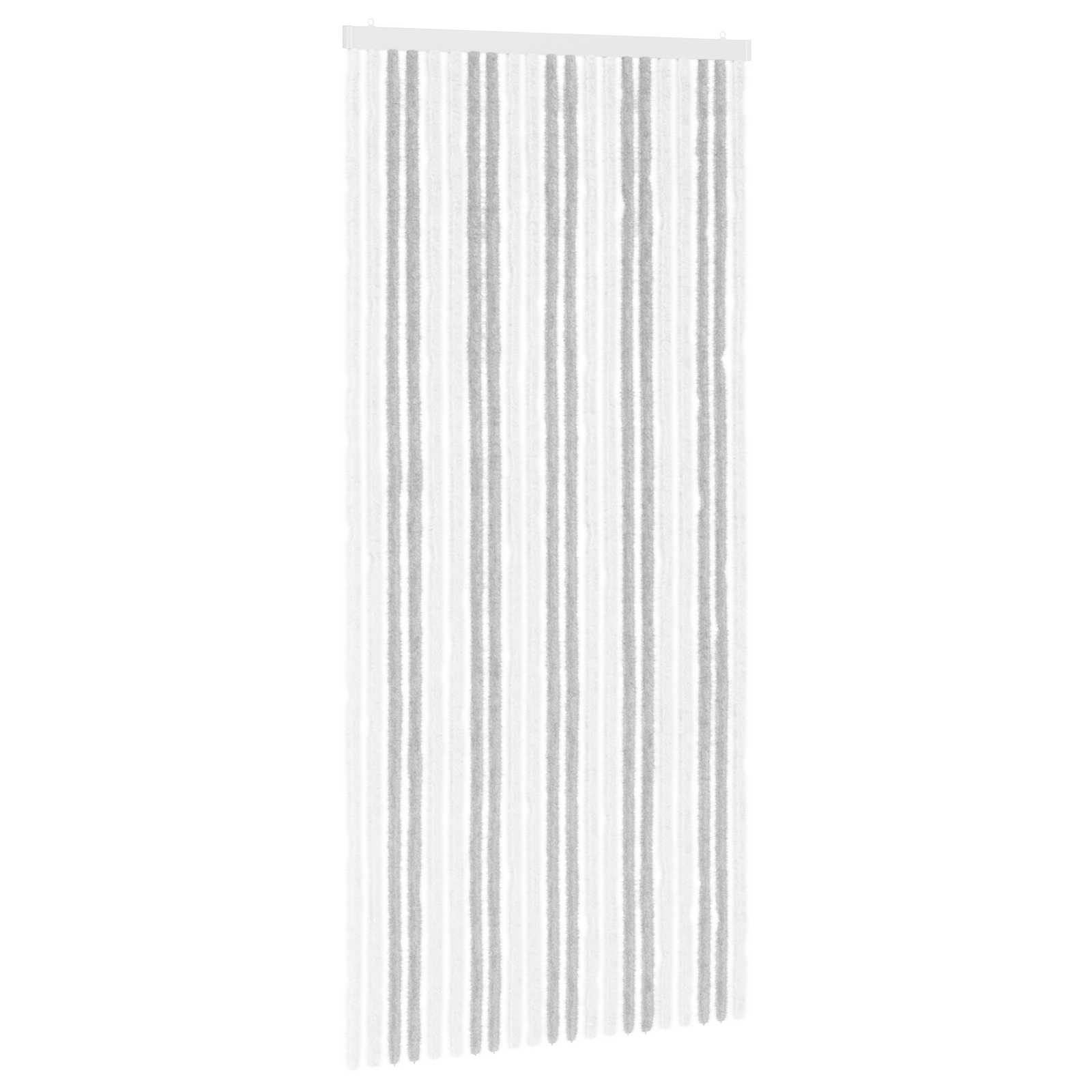 Sääsevõrk Chenille Helehall ja valge 90 x 200 cm 100% PP