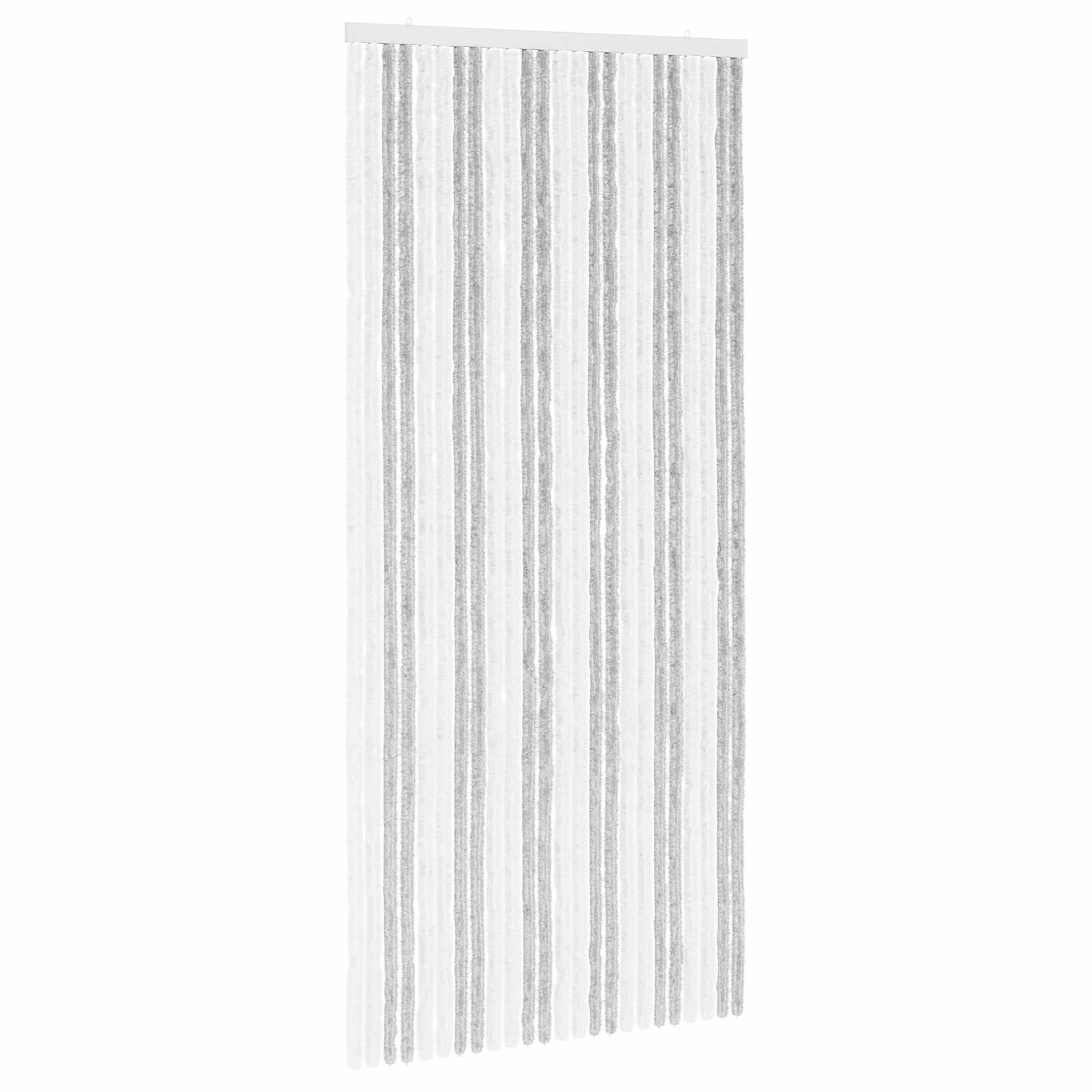 Sääsevõrk Chenille Helehall ja valge 100 x 220 cm 100% PP