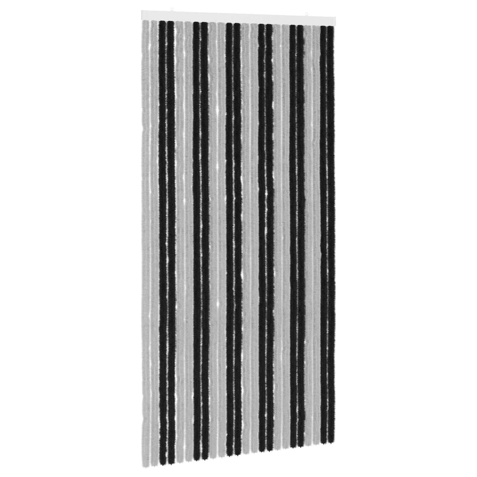 Sääsevõrk Chenille Hall ja must 100 x 200 cm 100% PP