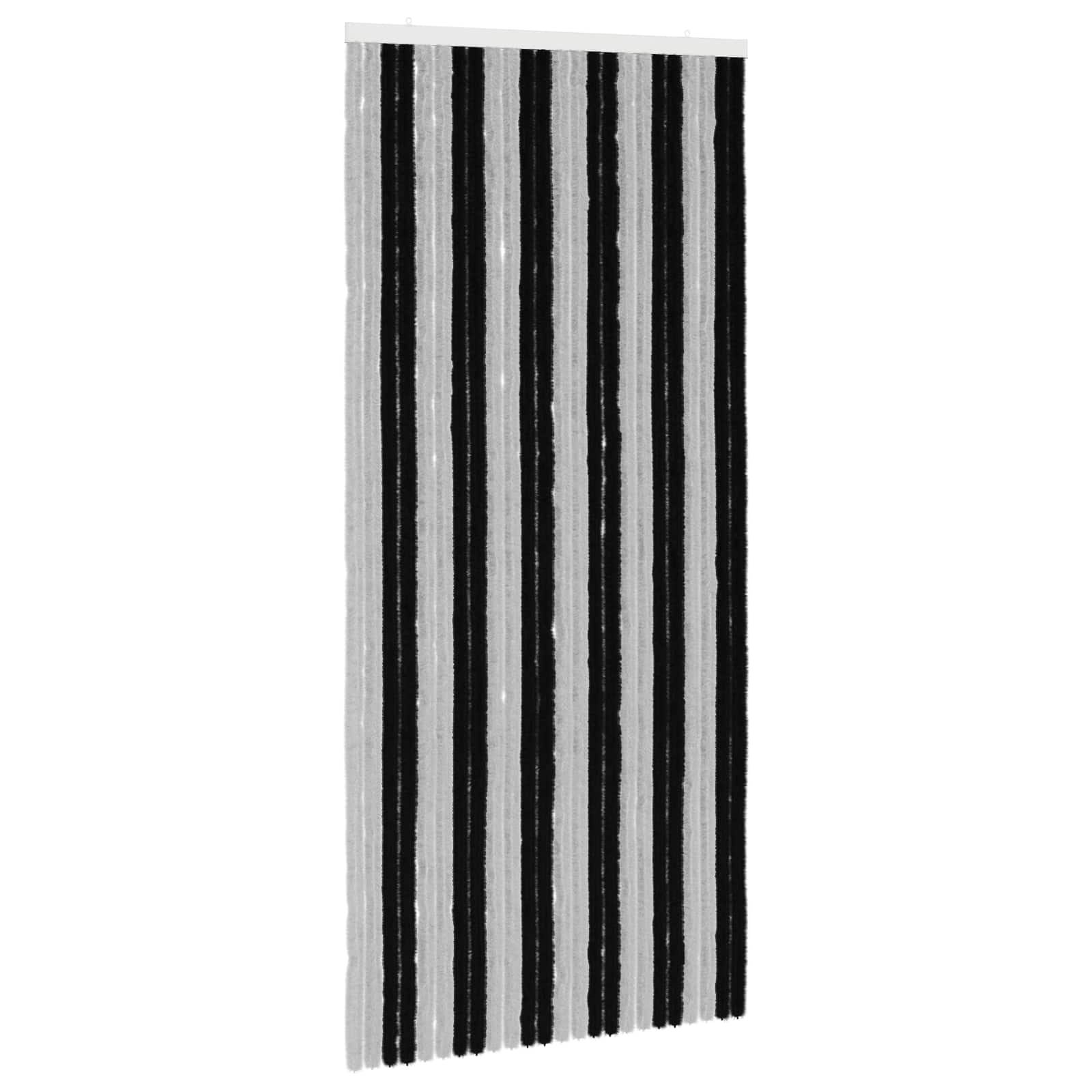 Sääsevõrk Chenille Hall ja must 100 x 220 cm 100% PP