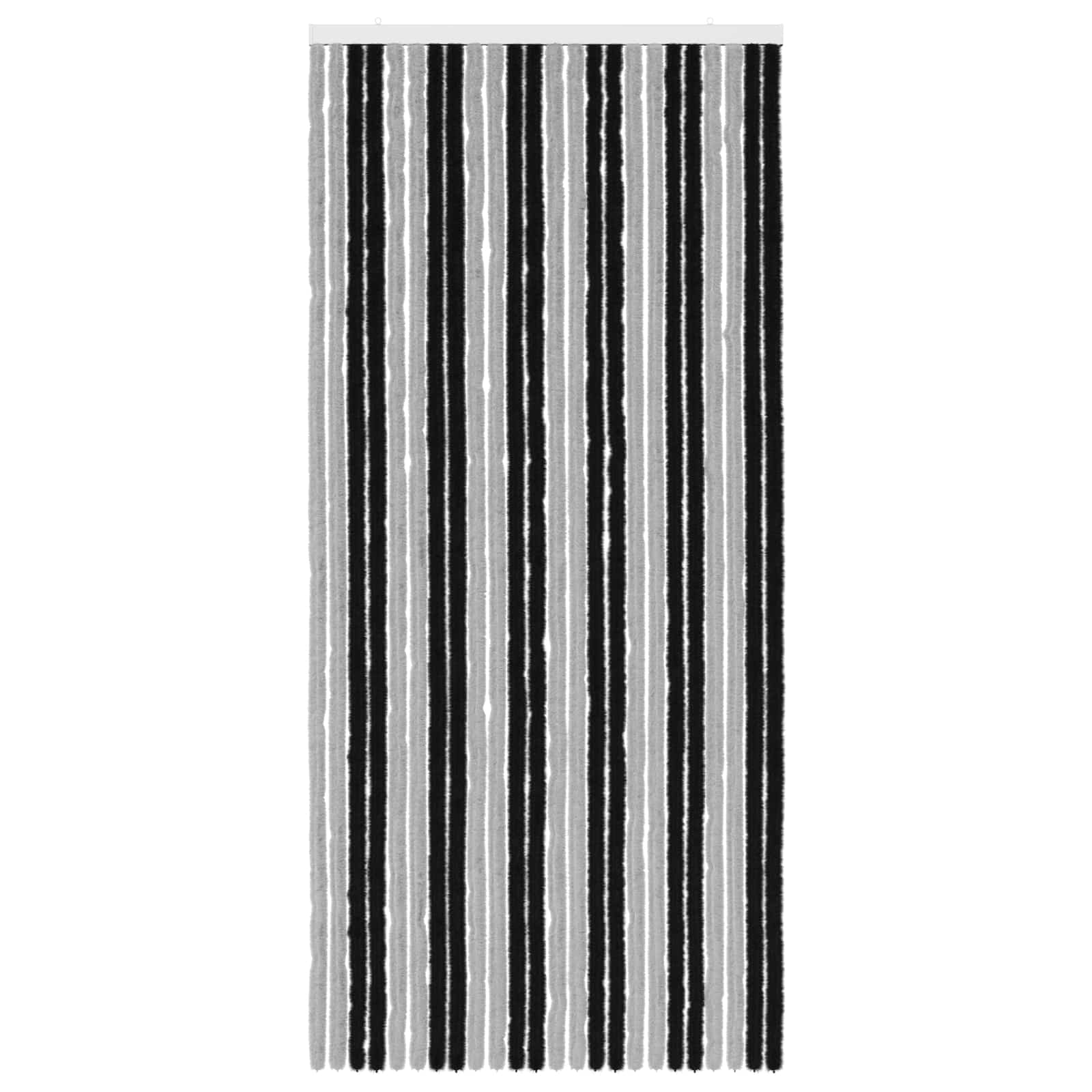 Sääsevõrk Chenille Hall ja must 100 x 220 cm 100% PP
