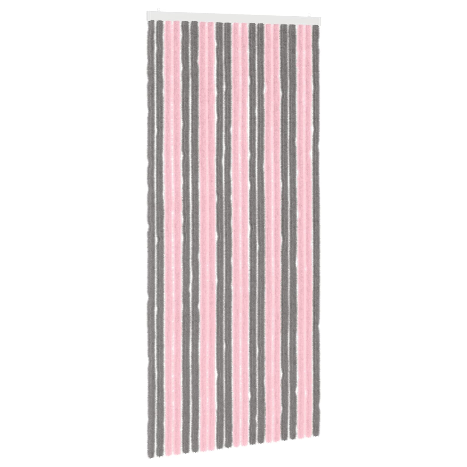 Sääsevõrk Chenille Hõbehall ja Roosa 90 x 200 cm 100% PP