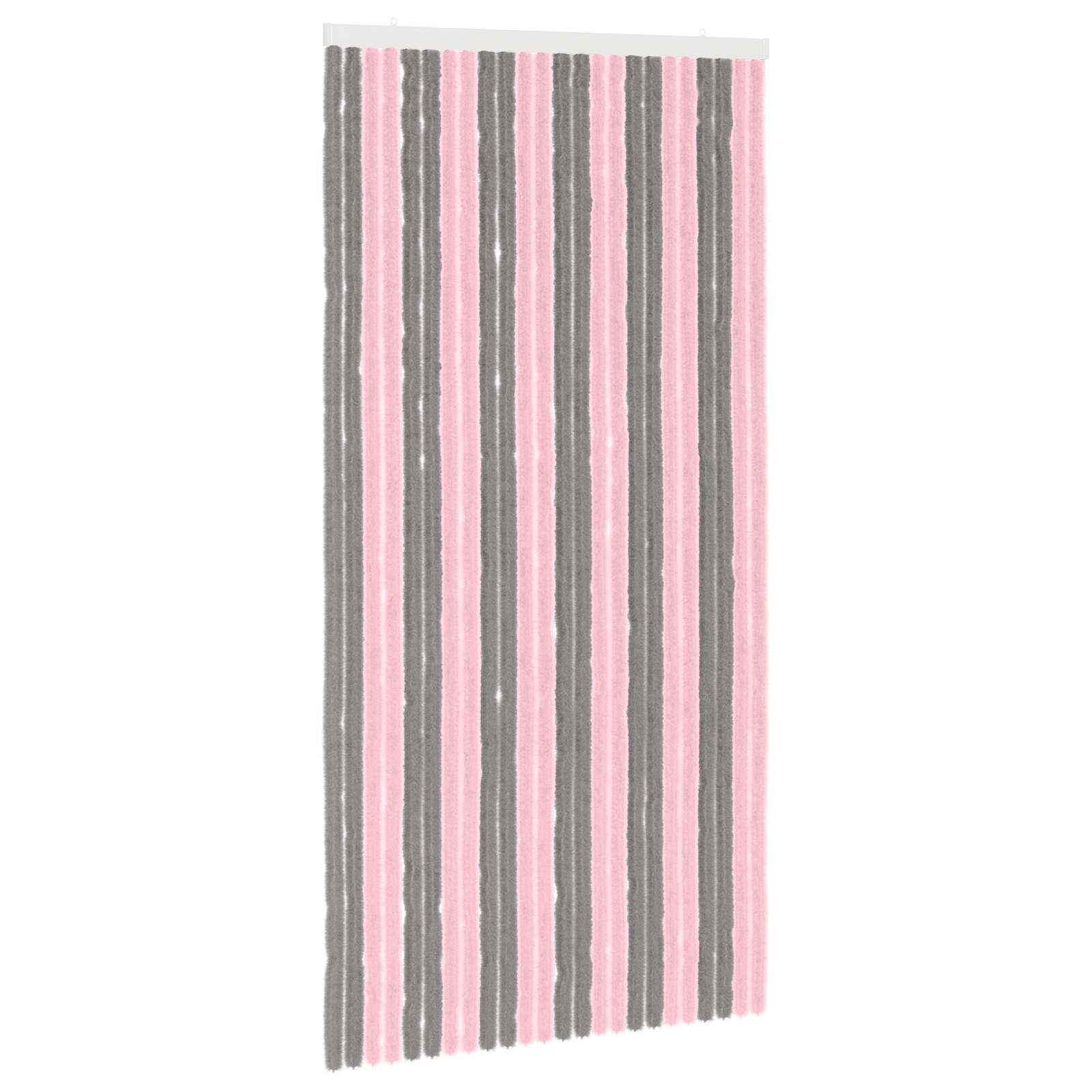 Sääsevõrk Chenille Hõbehall ja Roosa 100 x 200 cm 100% PP