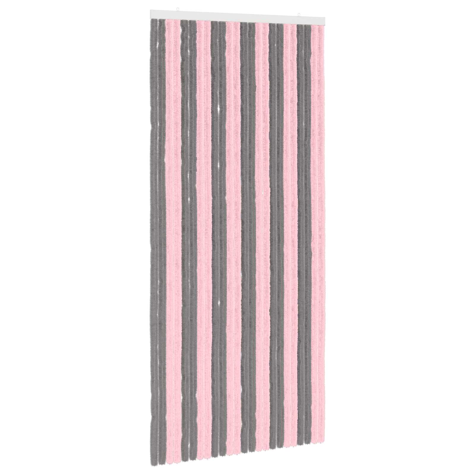 Sääsevõrk Chenille Hõbehall ja Roosa 100 x 220 cm 100% PP