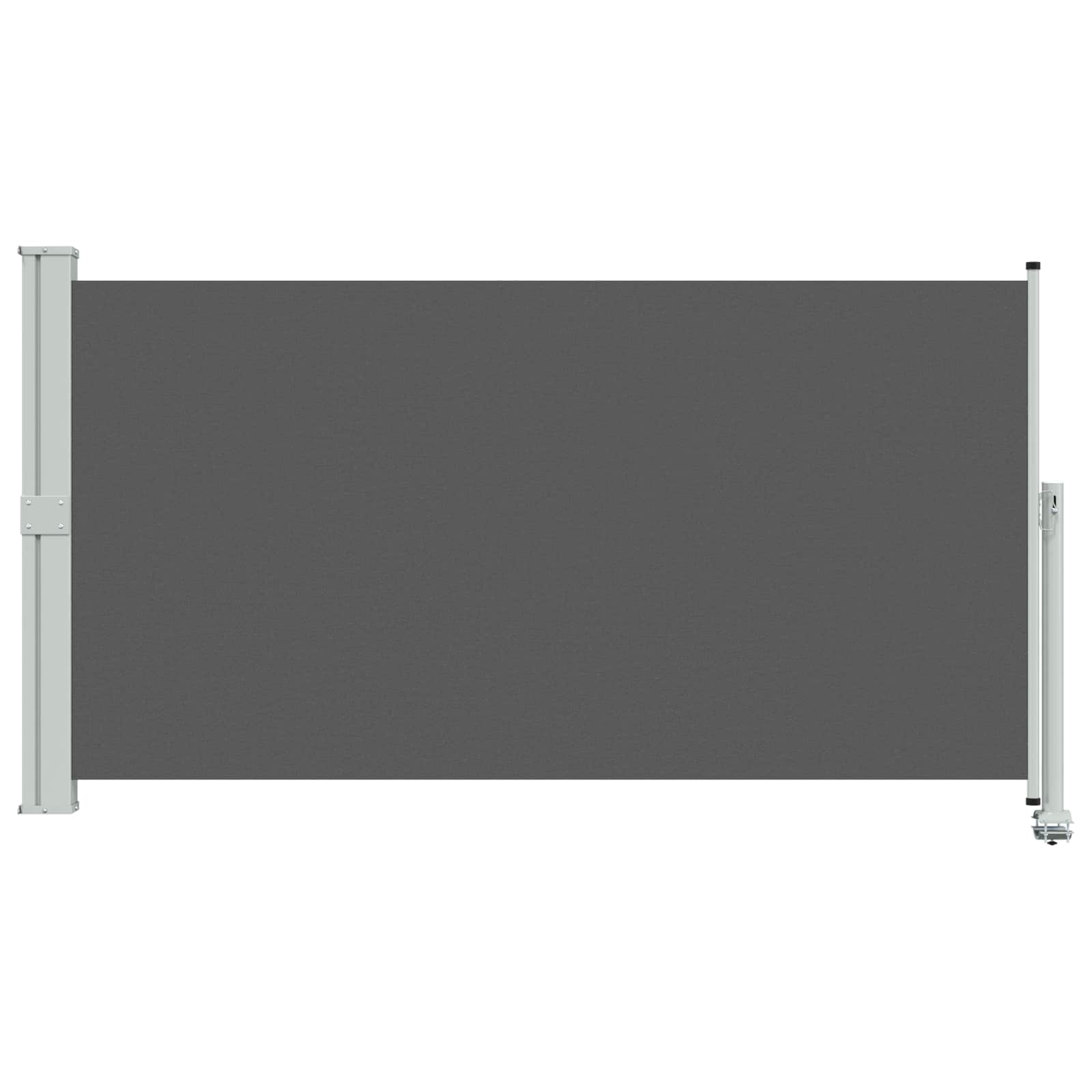 Külgmarkiis Ristkülik 160 x 300 cm Polyester Antratsiit