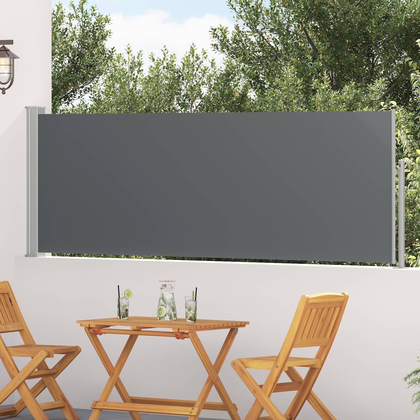 Kääntökülgmarker Ristkülik 300 x 100 cm Polüester Antratsiit