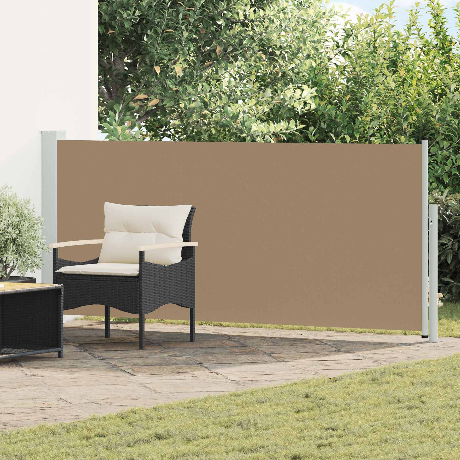 Kääntökülgmarker Ristkülik 120 x 300 cm Polüester Pruunikashall