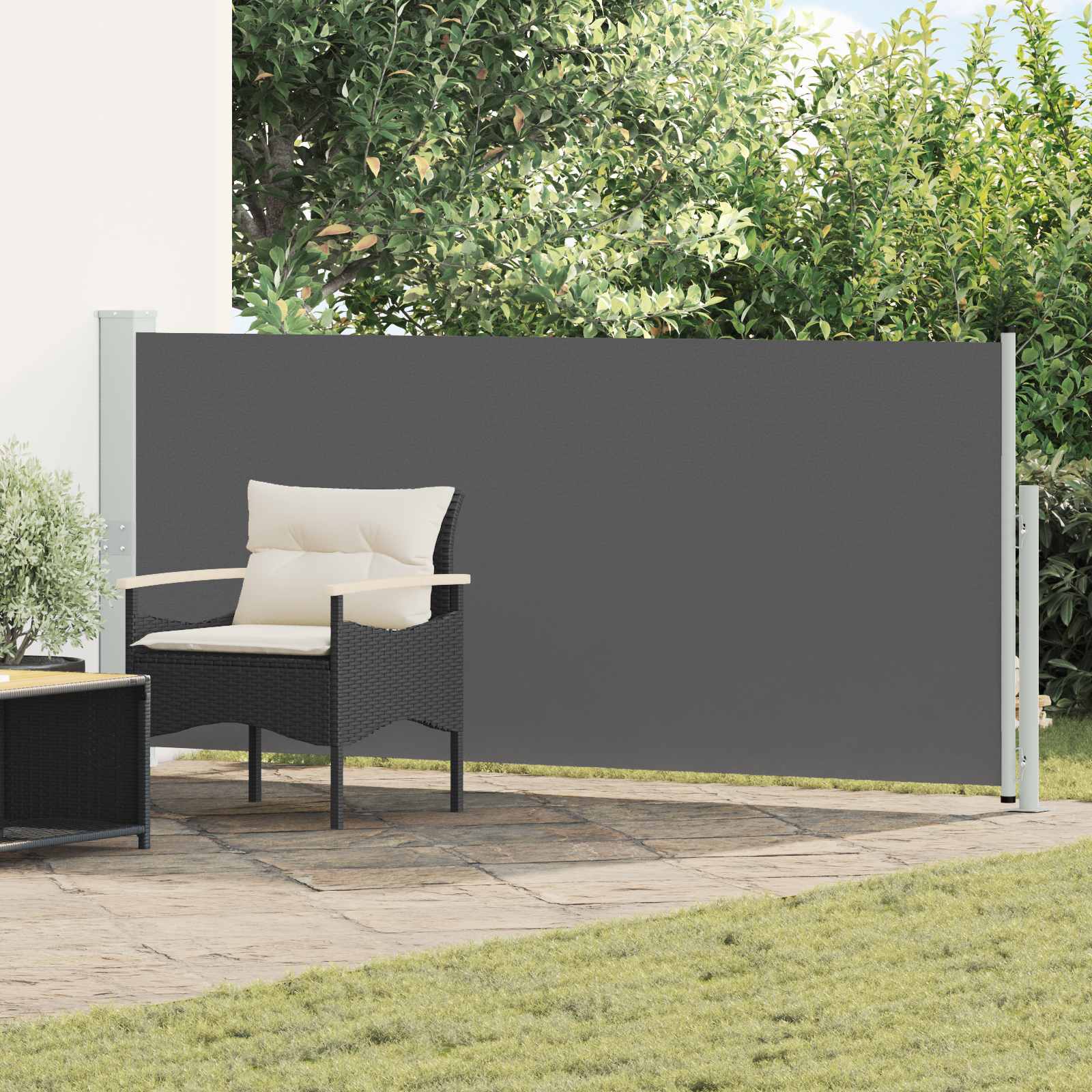 Kääntökülgmarker Ristkülik 170 x 300 cm Polüester Antratsiit