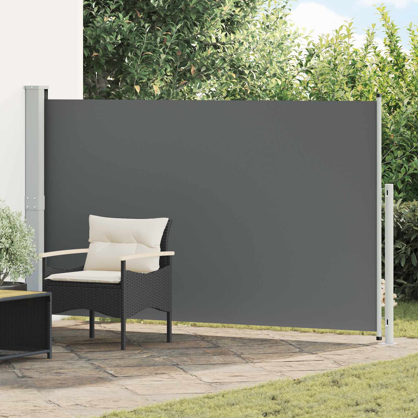 Kääntökülgmarker Ristkülik 180 x 300 cm Polüester Antratsiit