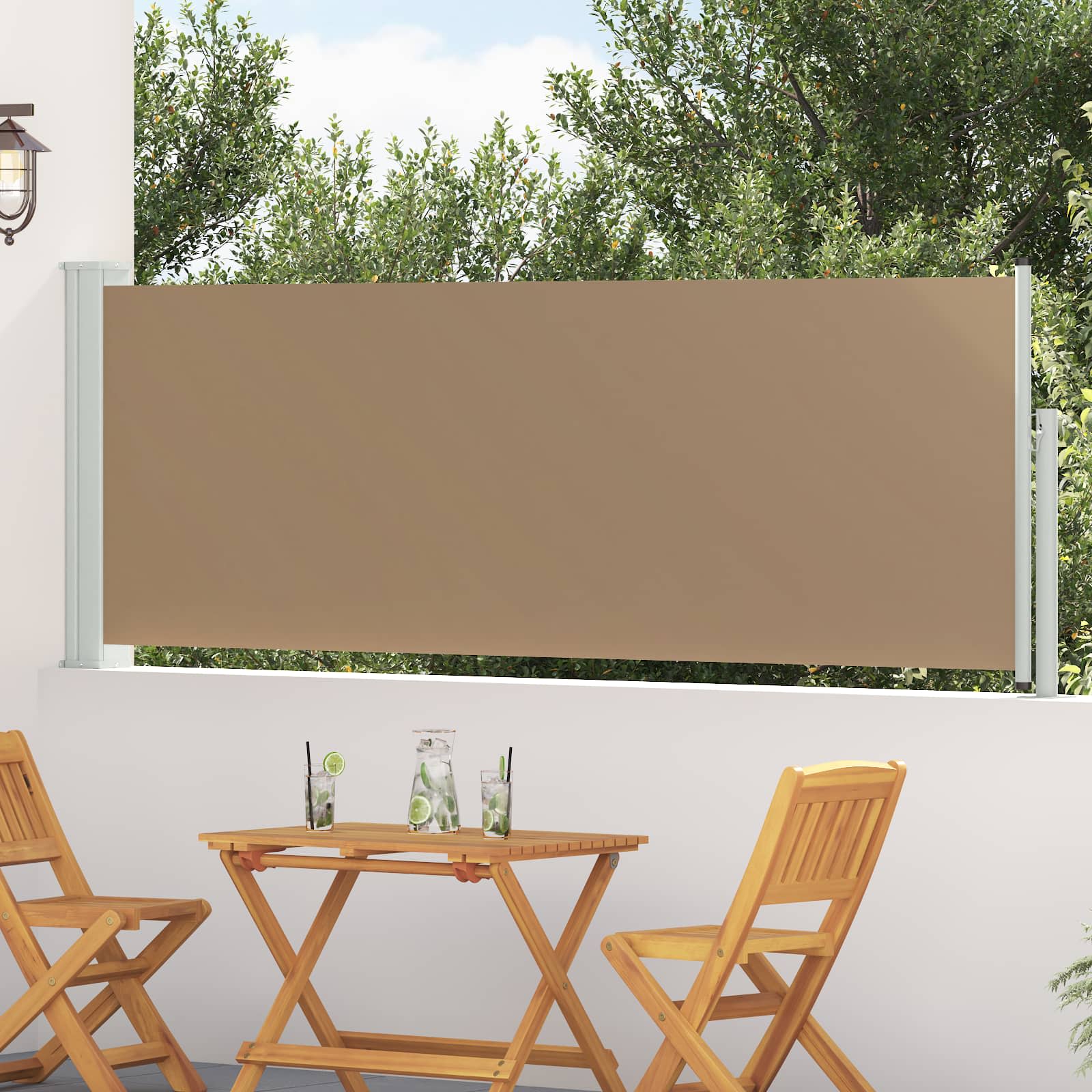 Kääntökülgmarker Ristkülik 500 x 100 cm Polüester Pruunikashall