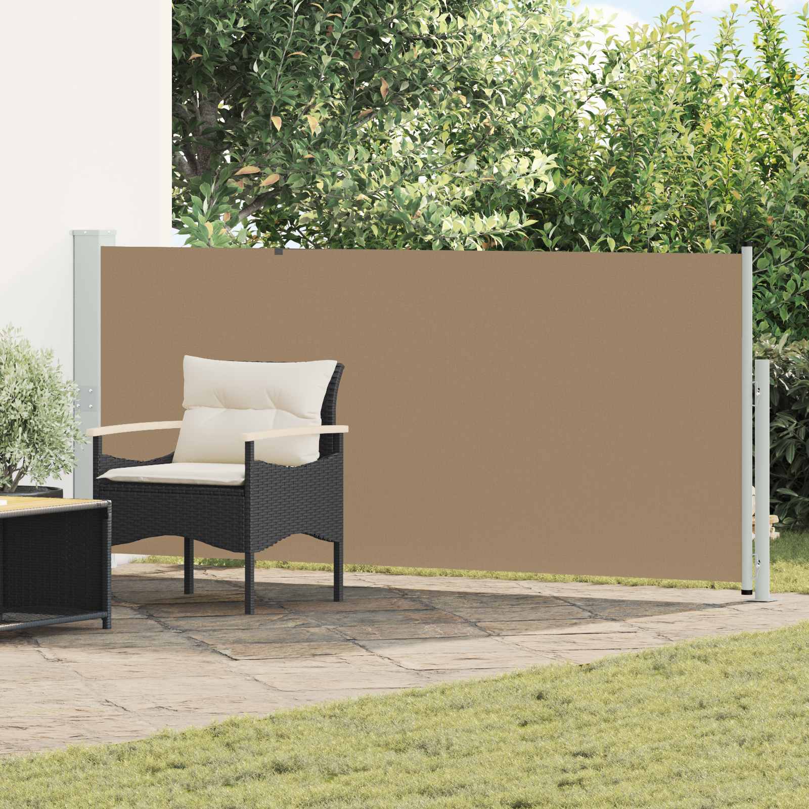 Kääntökülgmarker Ristkülik 160 x 500 cm Polüester Pruunikashall