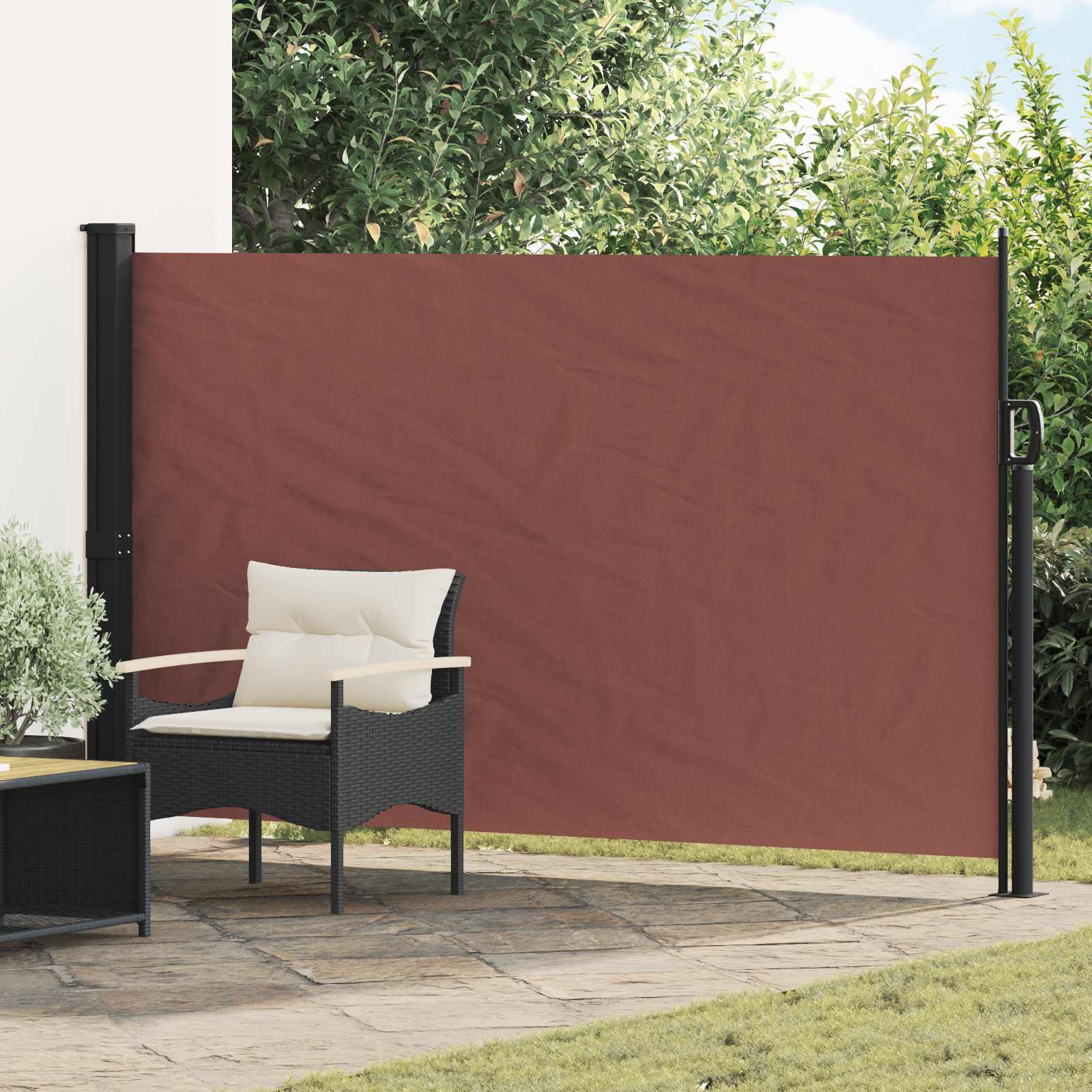 Kääntökülgmarker Ristkülik 170 x 300 cm Polüester Pruun