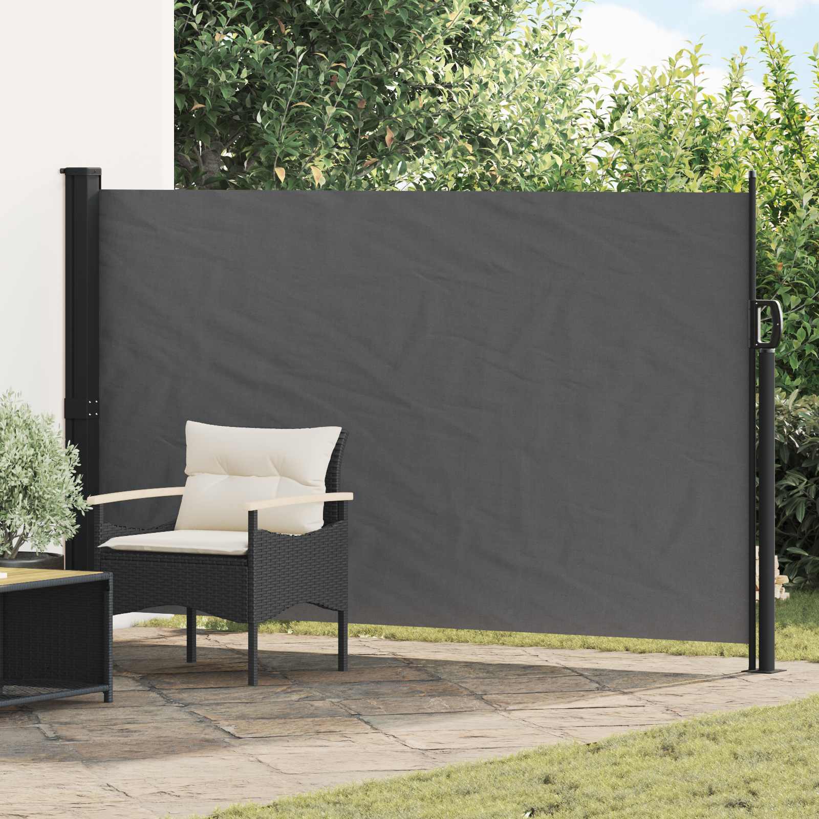 Kääntökülgmarker Ristkülik 170 x 300 cm Polüester Antratsiit