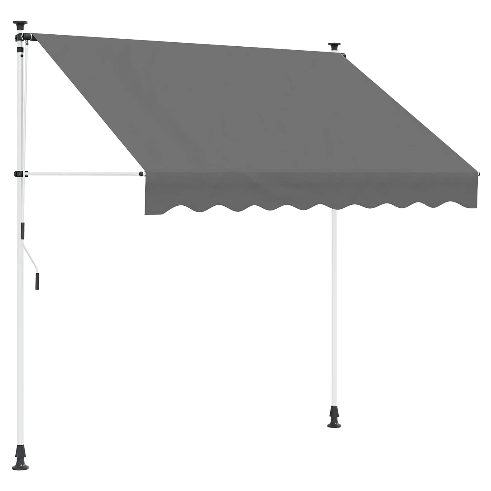 Manuaalne kokkuklapitav varikatus Helehall 350 cm