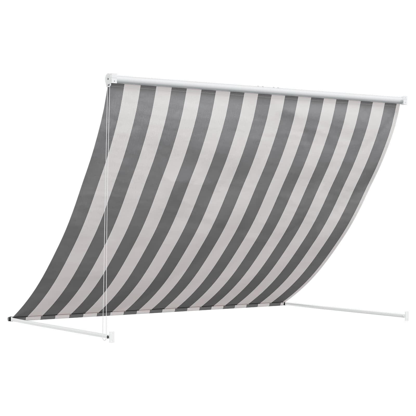 Varikatus Anthracite ja valge 350 x 150 cm