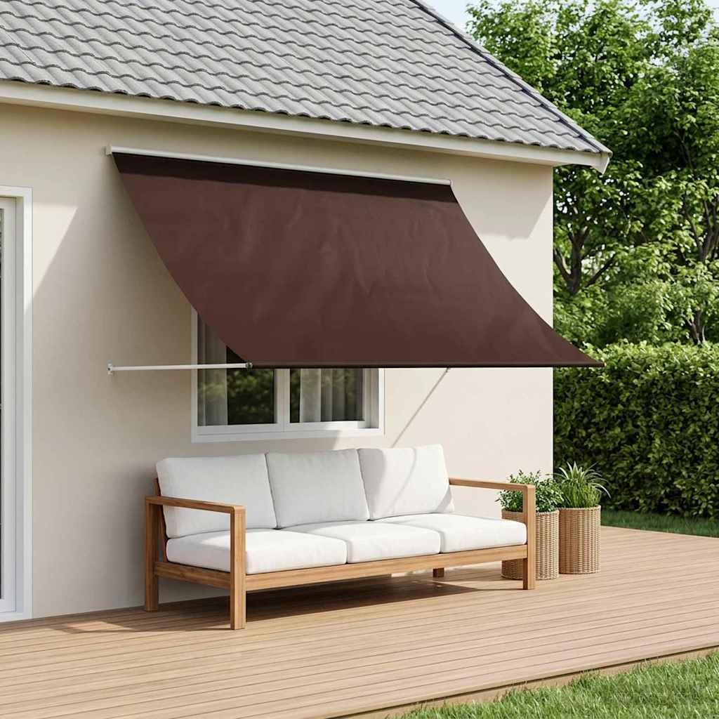 Varikatus Pruun 150 x 150 cm 180 g / m² polüester, kaetud PU-ga