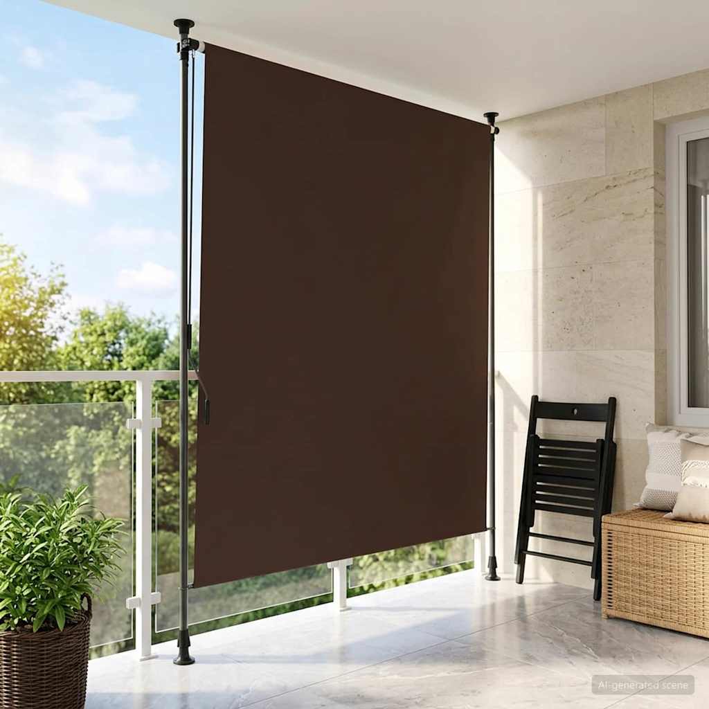 Välis Rulli Kardin Pruun 120 x 270 cm