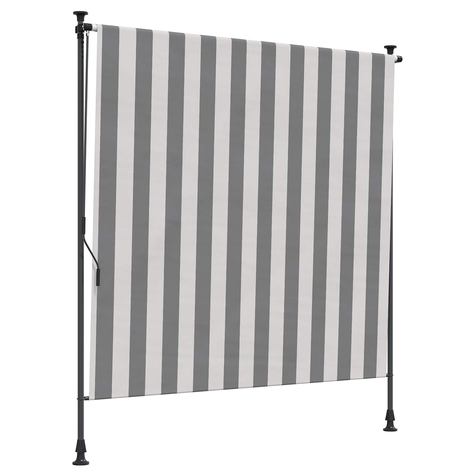 Välis Rulli Kardin Anthracite ja valge 100 x 270 cm
