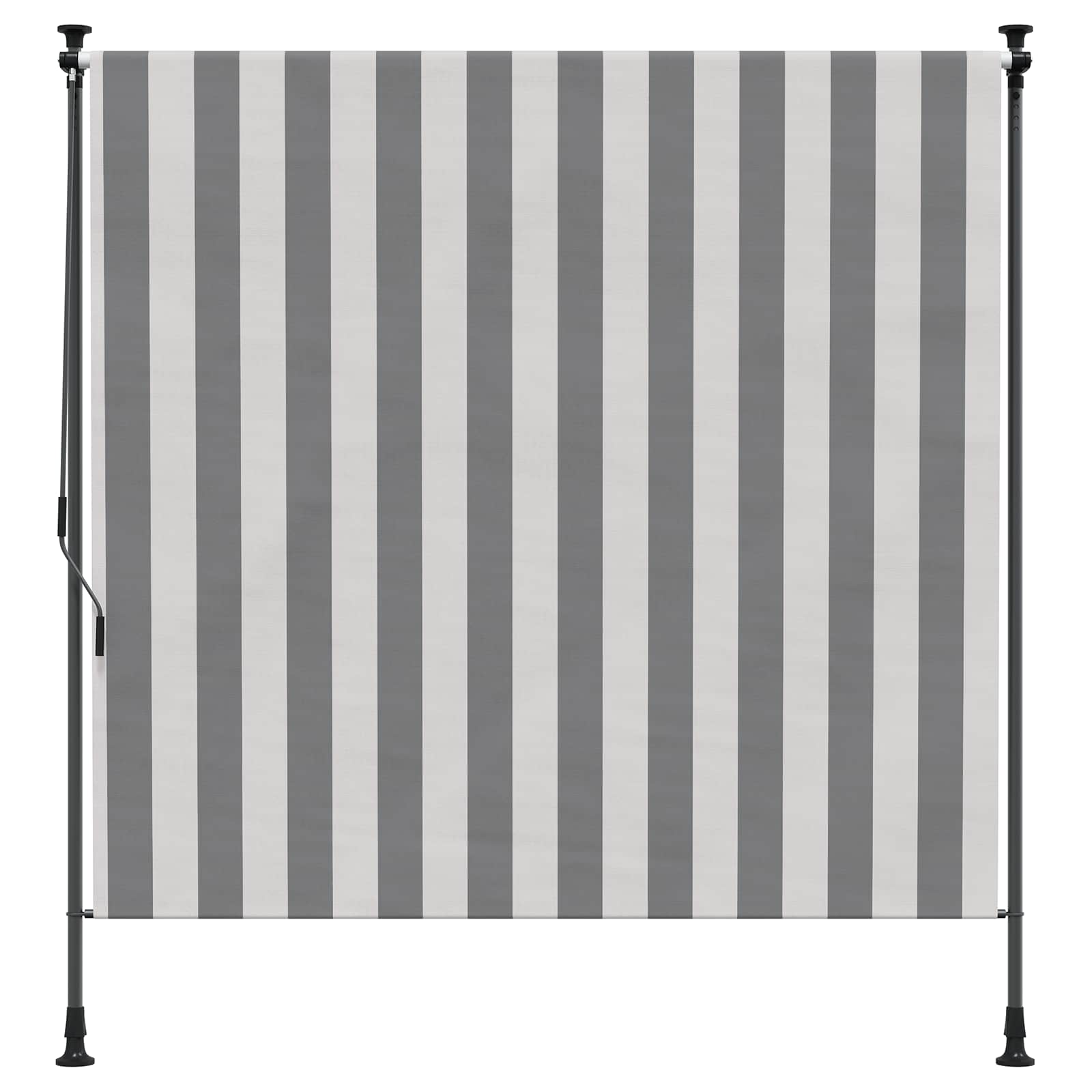 Välis Rulli Kardin Anthracite ja valge 100 x 270 cm