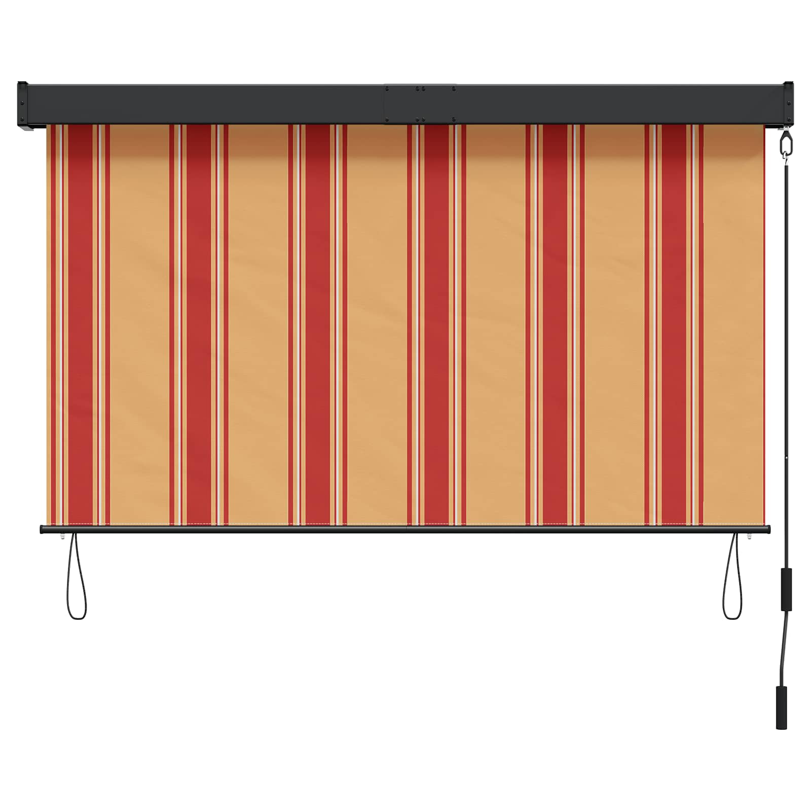 Rulookardin Mitmevärviline 120 x 250 cm Kangas ja Alumiinium