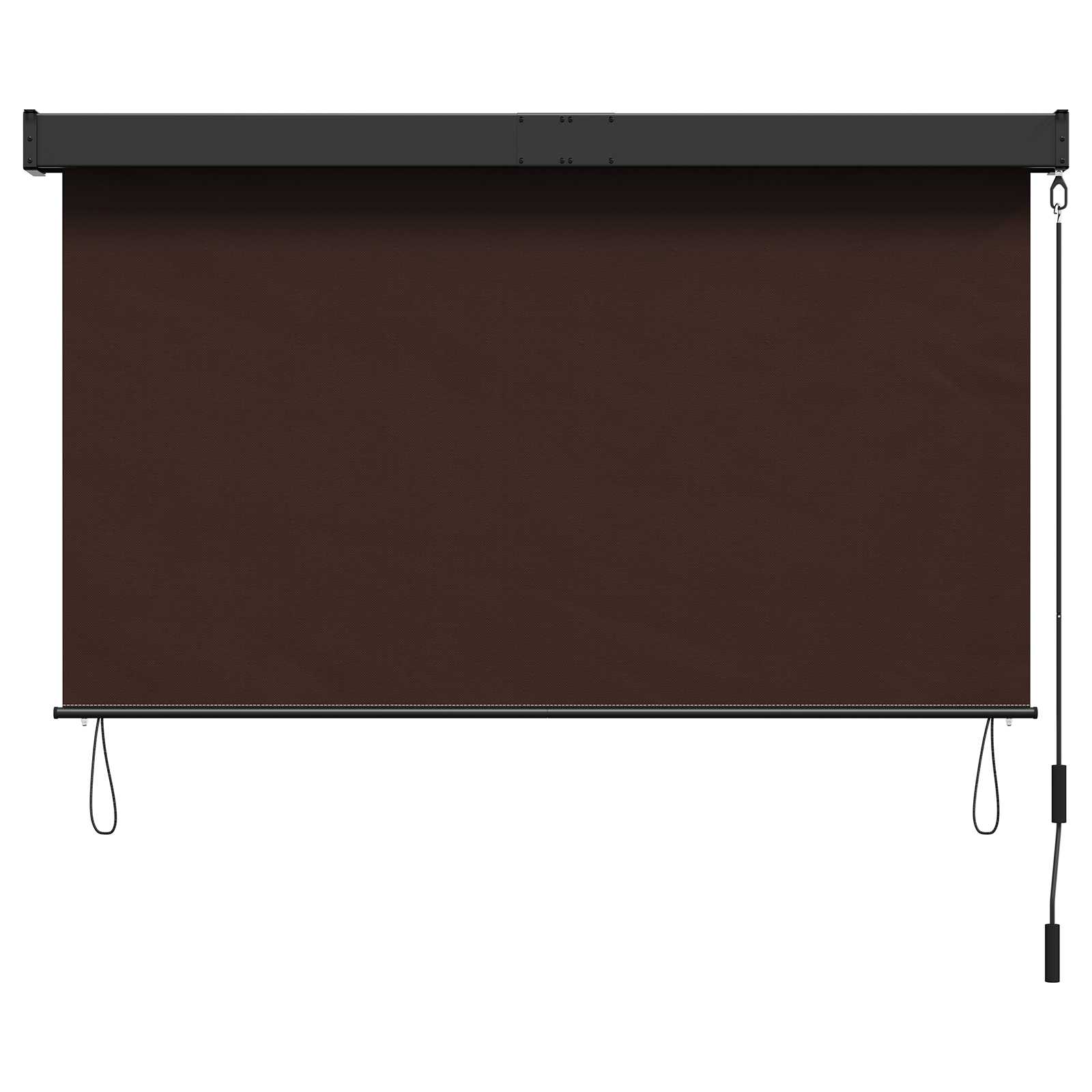 Rulookardin Pruun 160 x 250 cm Kangas ja Alumiinium