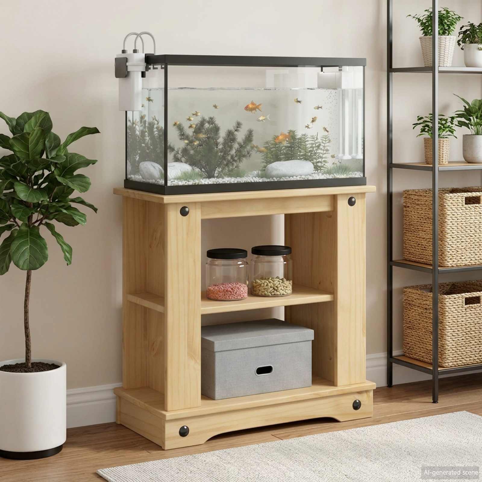 Akvaariumi alus CORONA Pruun 60 x 30 x 60 cm 150 kg