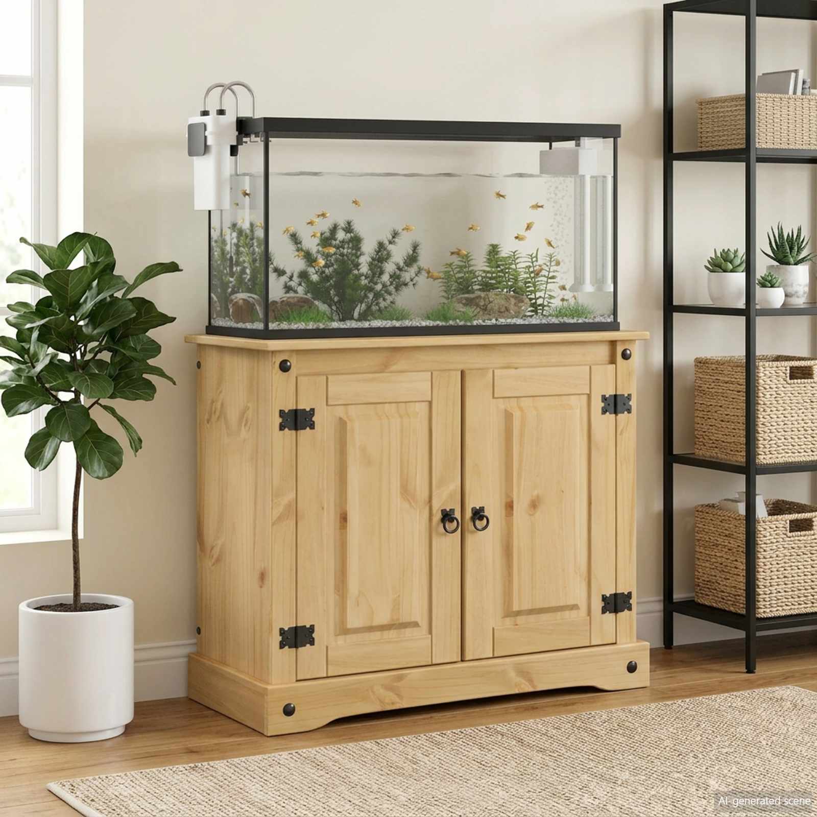 Akvaariumi alus CORONA Pruun 81,5 x 37 x 73 cm 250 kg