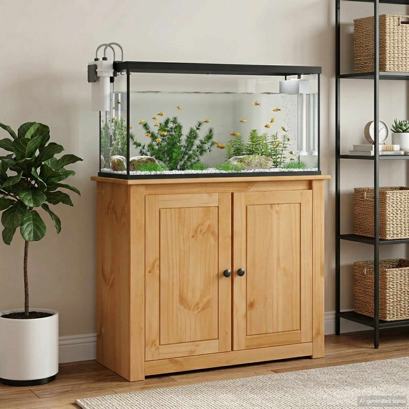 Akvaariumi alus PANAMA Pruun 81 x 36 x 73 cm 250 kg