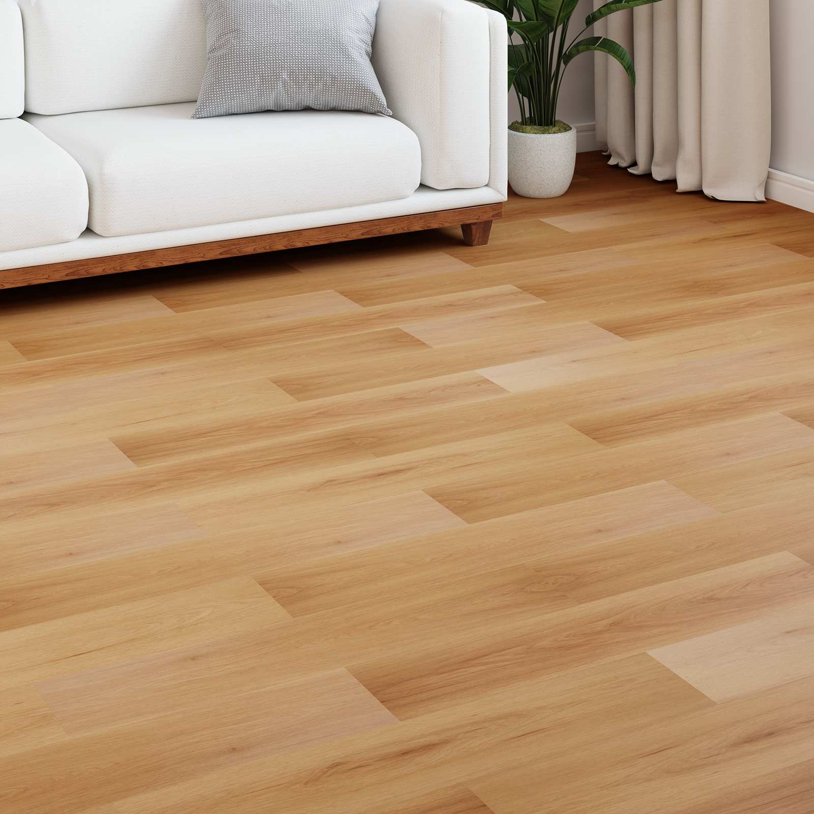 Laminaatpõrand Looduslik bambus 101 x 20 x 0,8 cm 15 tk