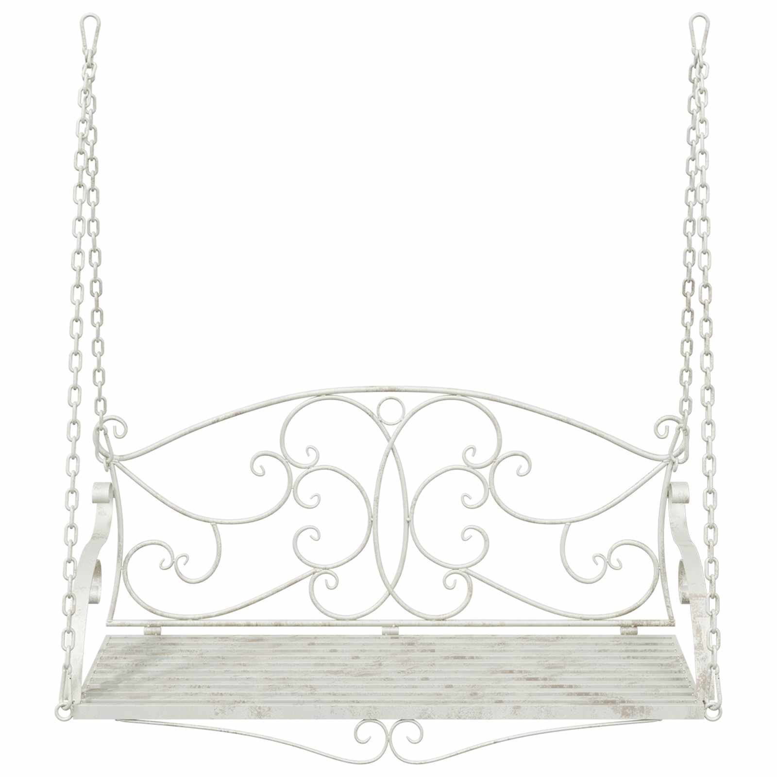 Kiikpink Teras 110 x 52,5 x 47 cm Antikvalge