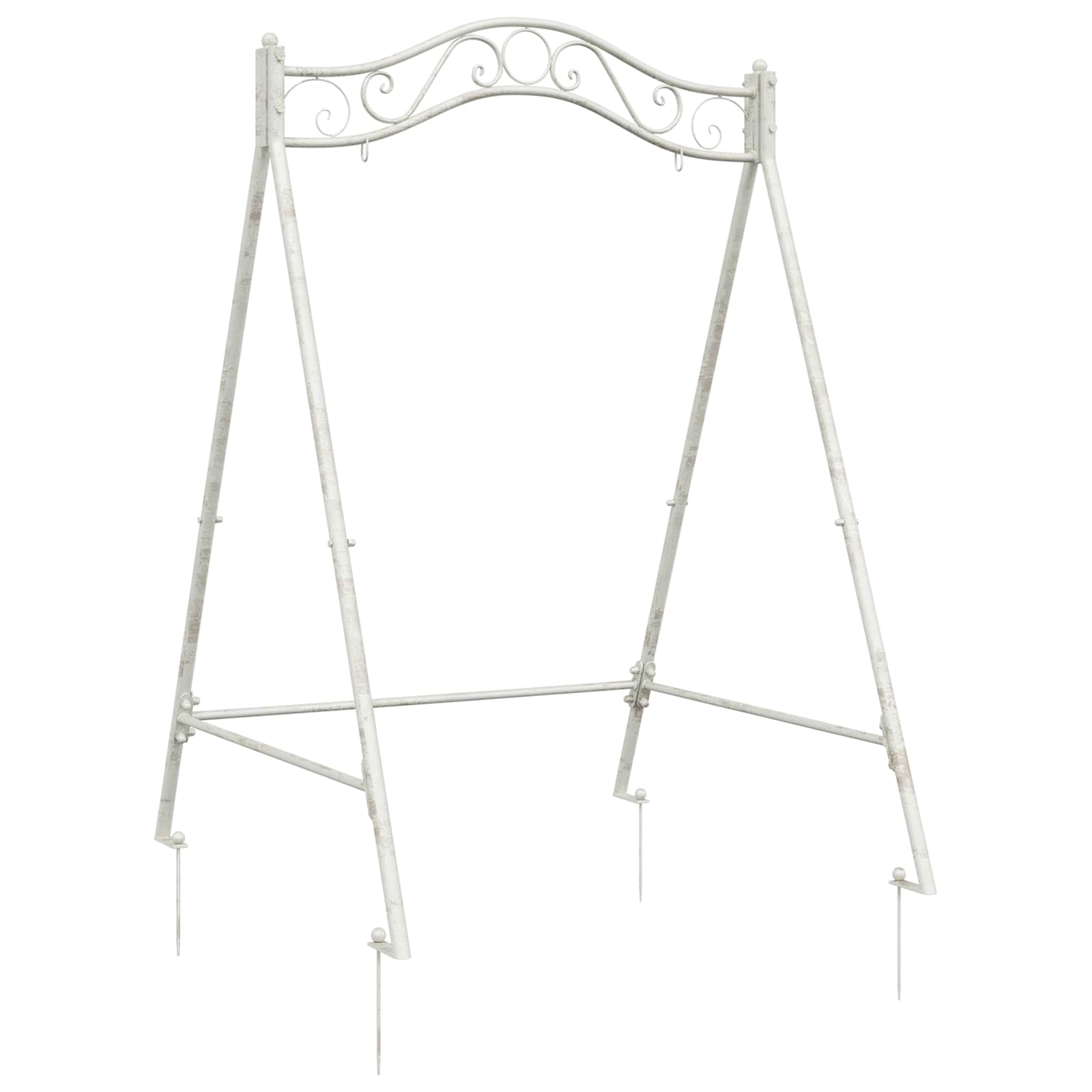 Hästi Swing Raam Antikvalge 113 x 121,5 x 168 cm Teras