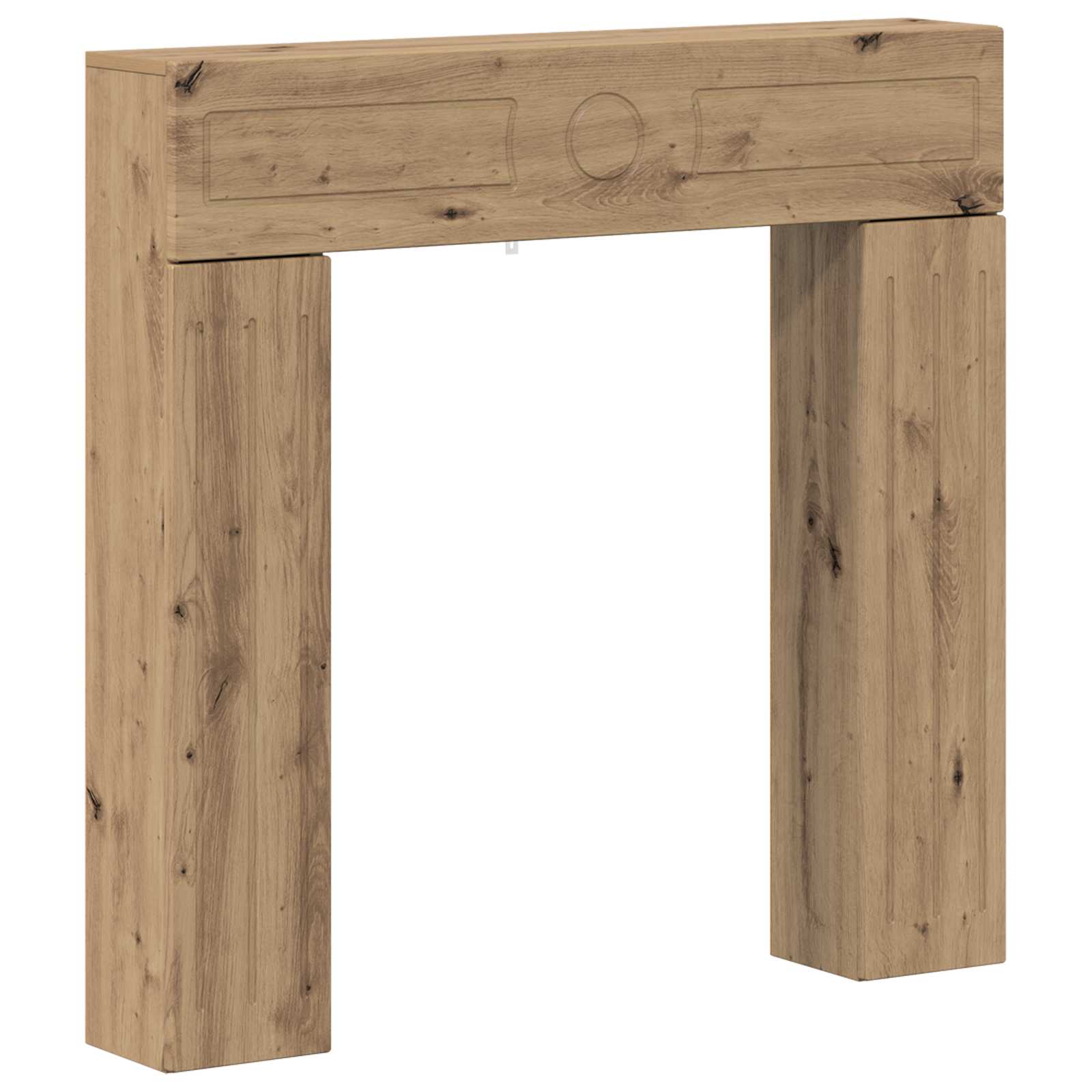 Kamina raam Artisan tamm 102 x 18 x 100,5 cm Tehispuit