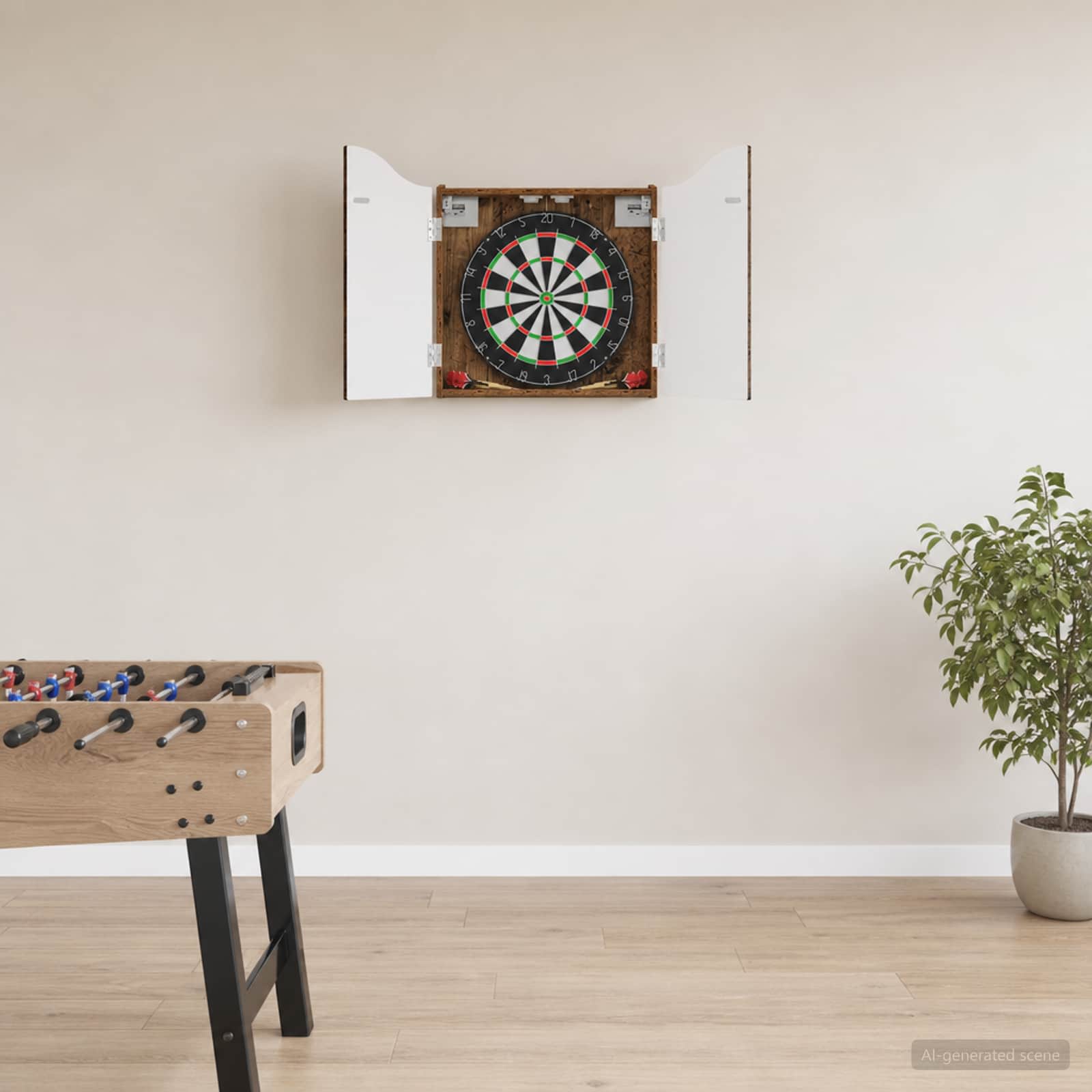 Dartboardi kapp Vana puit 56 x 12 x 63 cm Tehispuit