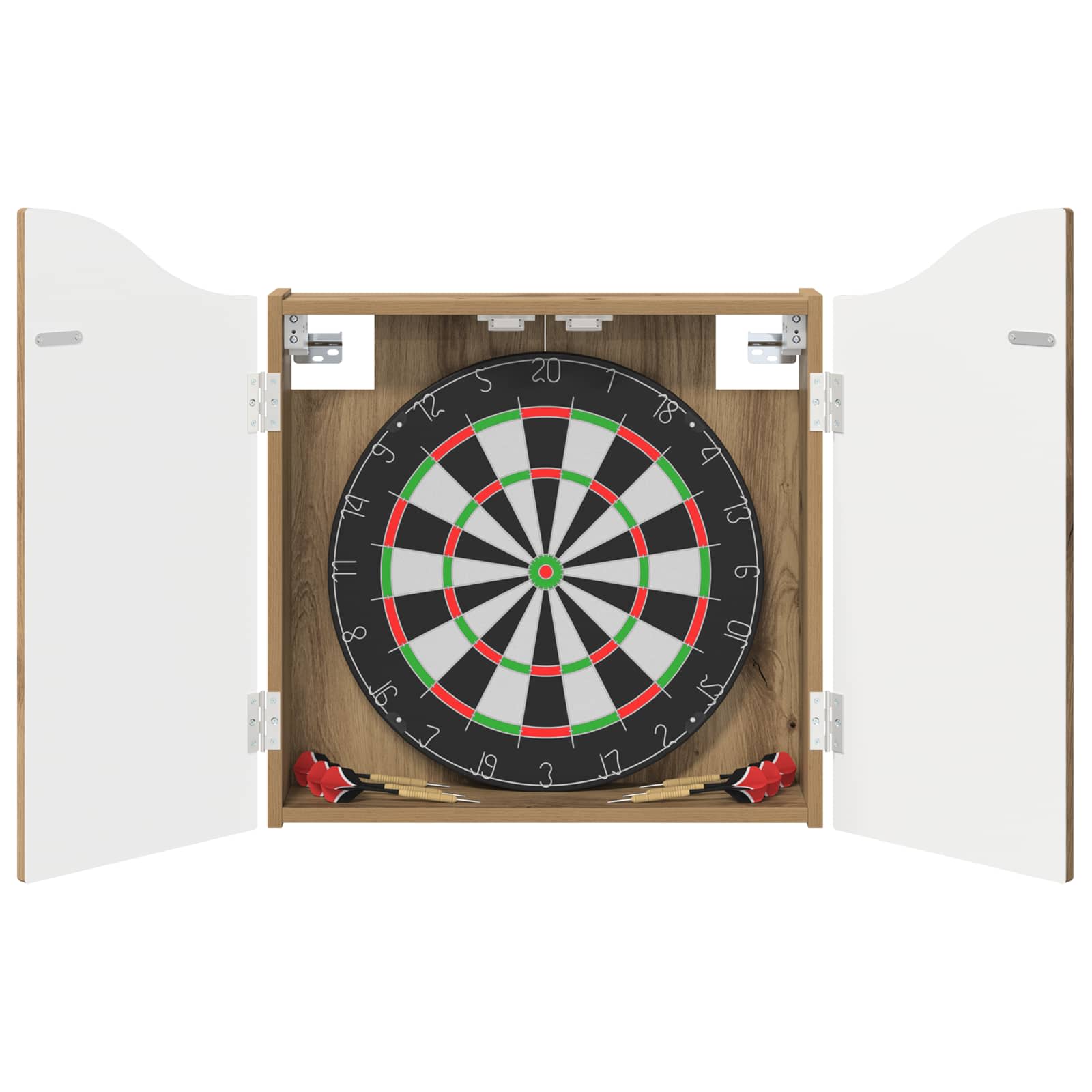 Dartboardi kapp Artisan tamm 56 x 12 x 63 cm Tehispuit