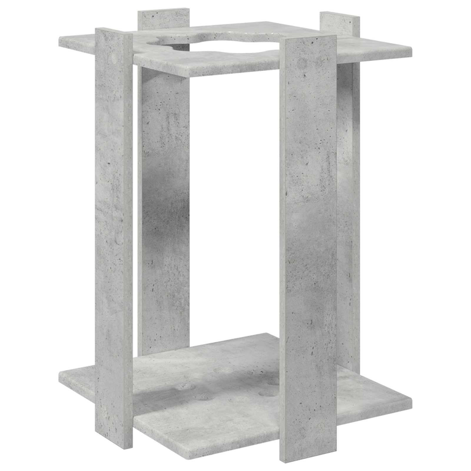 Billiardi keppide hoidja Tehispuit 42 x 43 x 60 cm Betoonhall
