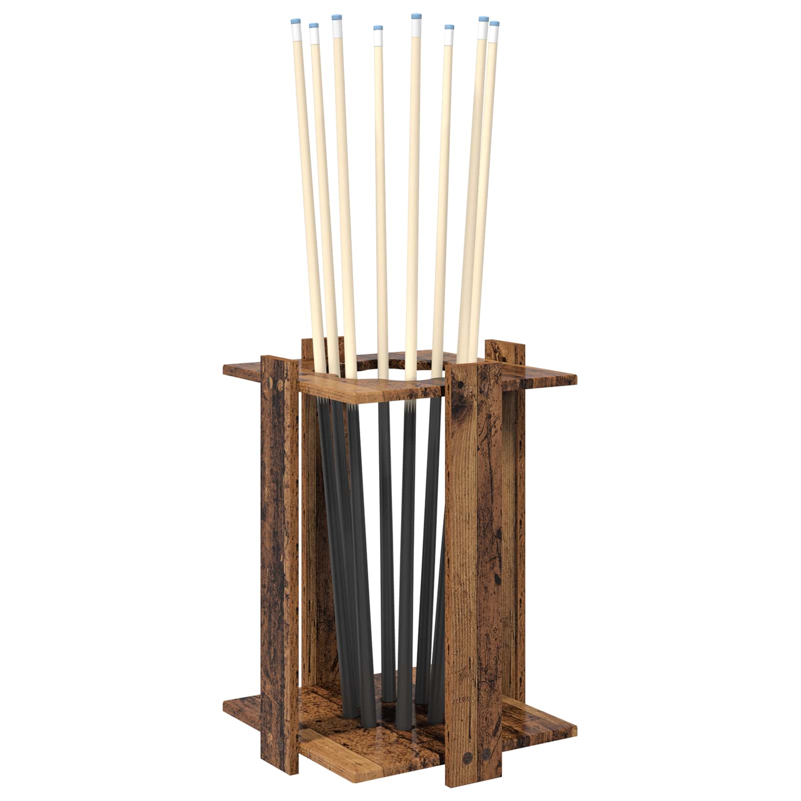 Billiardi keppide hoidja Tehispuit 42 x 43 x 60 cm Vana puit