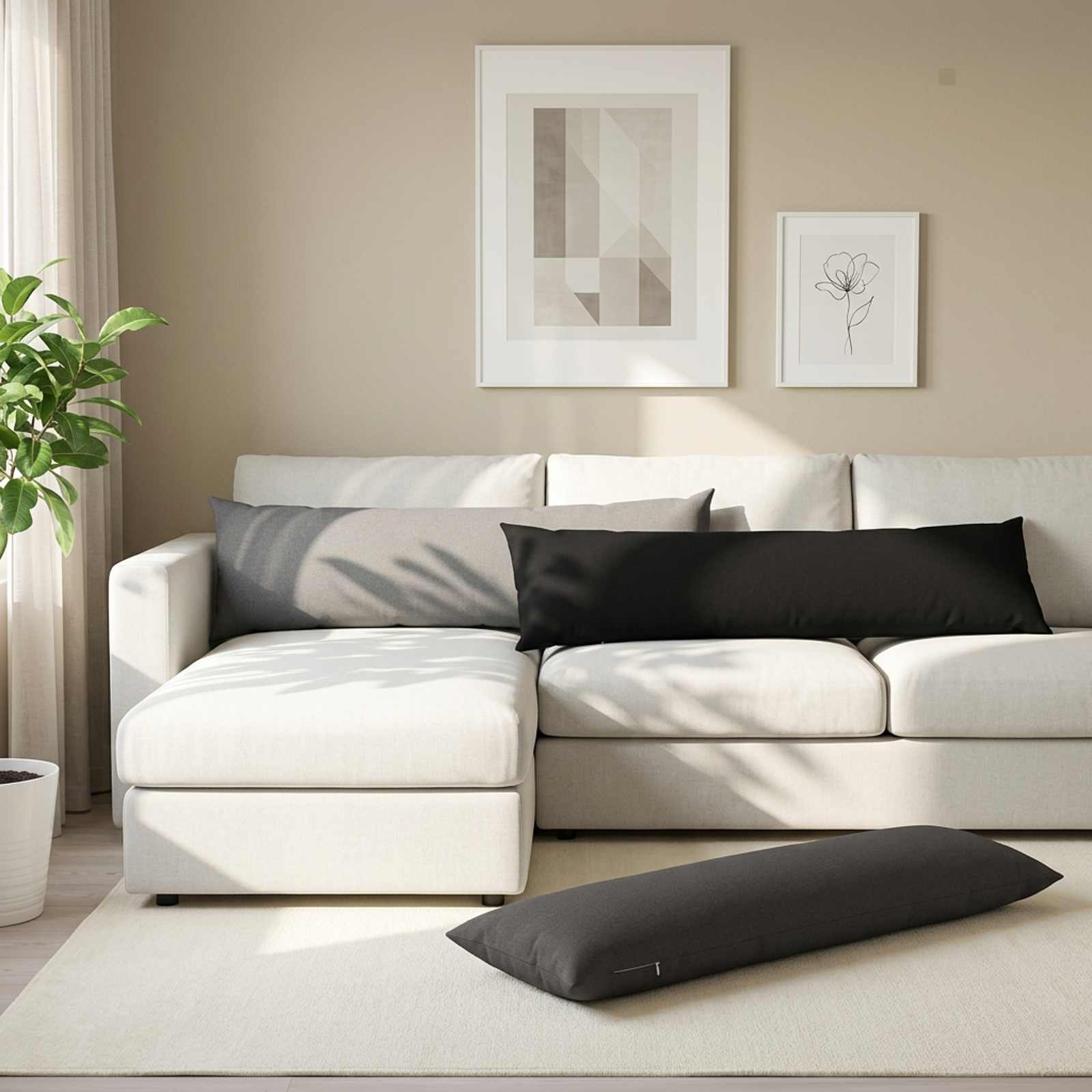 Padi padjaga HEERLEN Helehall 40 x 145 cm kangas