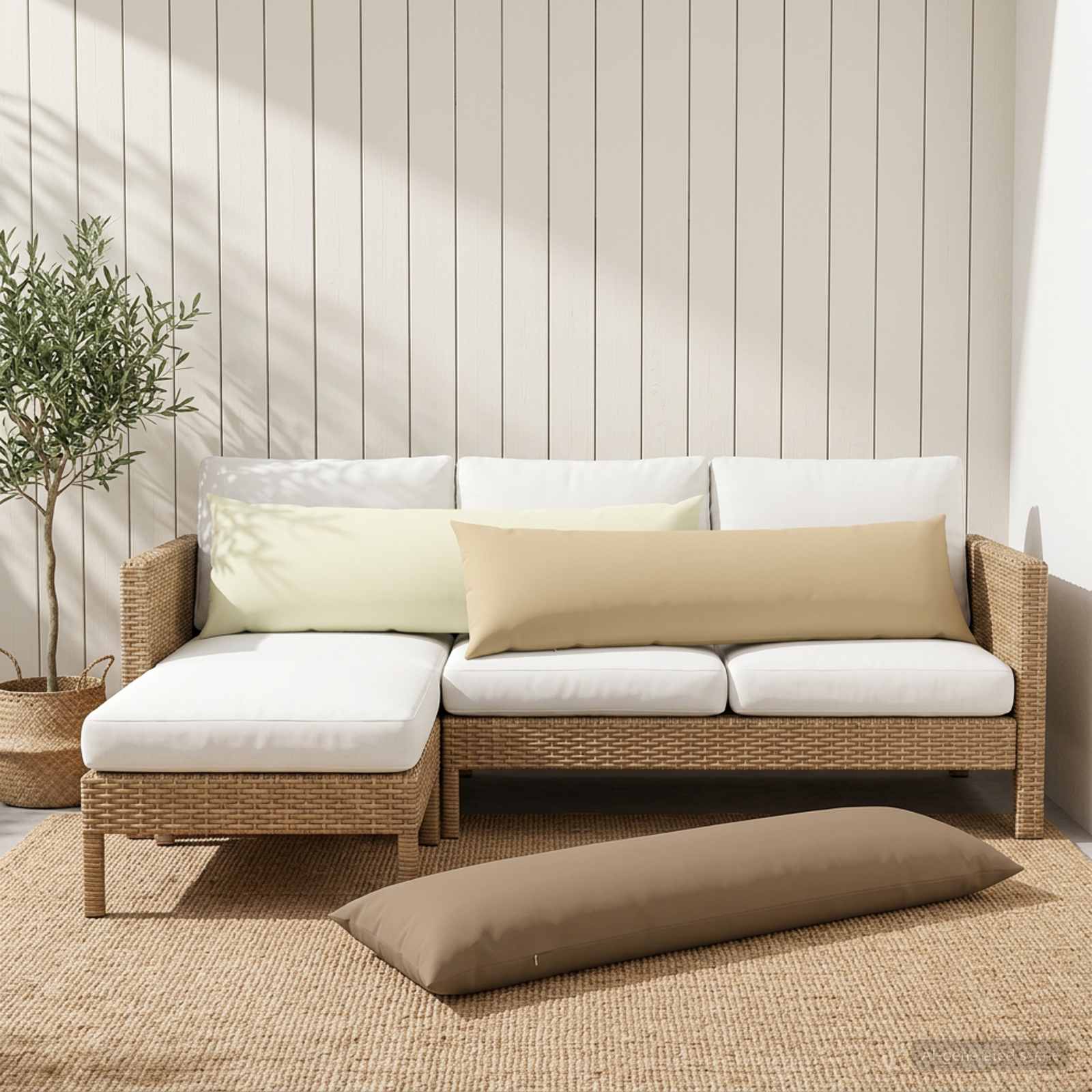 Padi padjaga HEERLEN Pruunikashall 40 x 145 cm Polüester