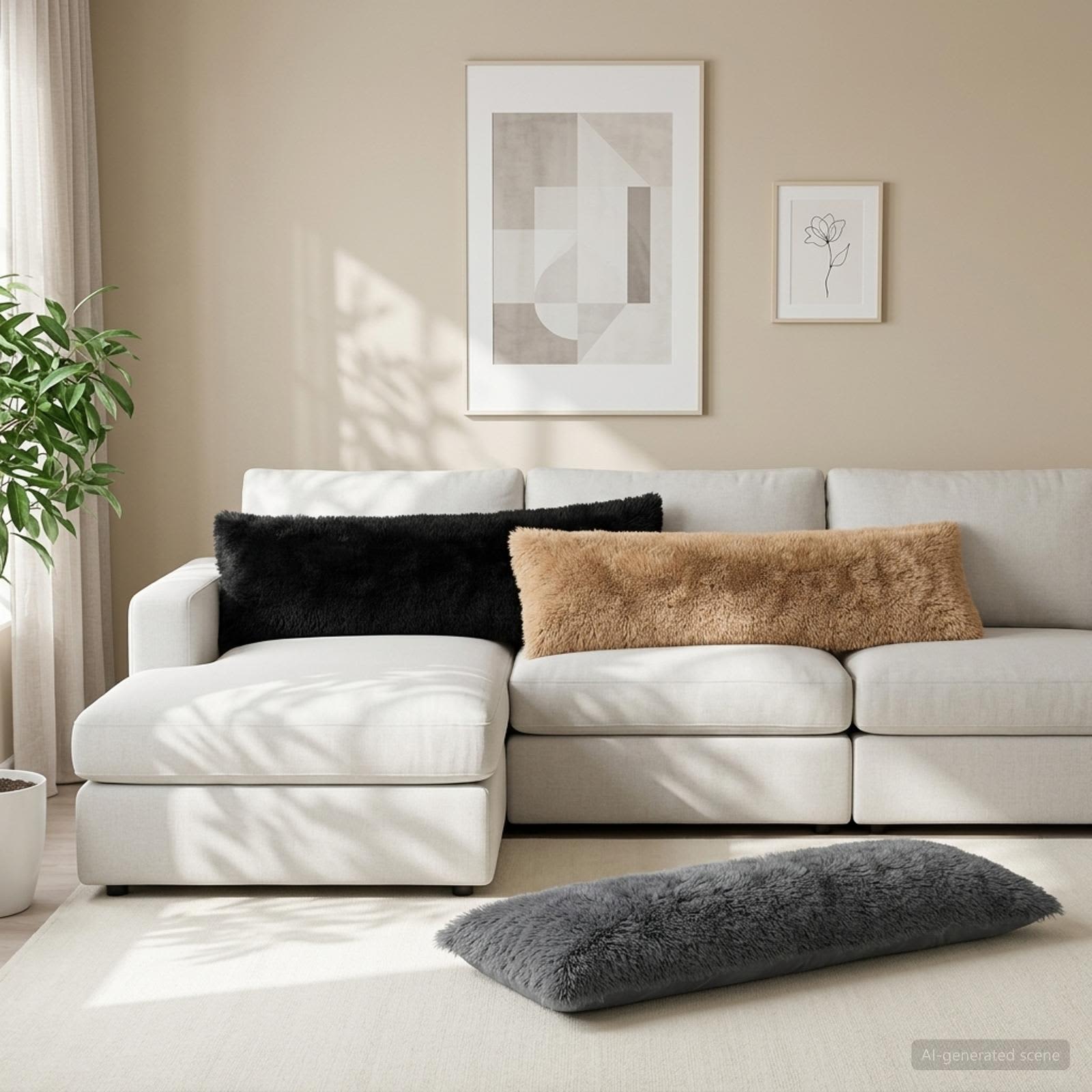 Padi HEERLEN Pruunikashall 40 x 145 cm PV Fliis