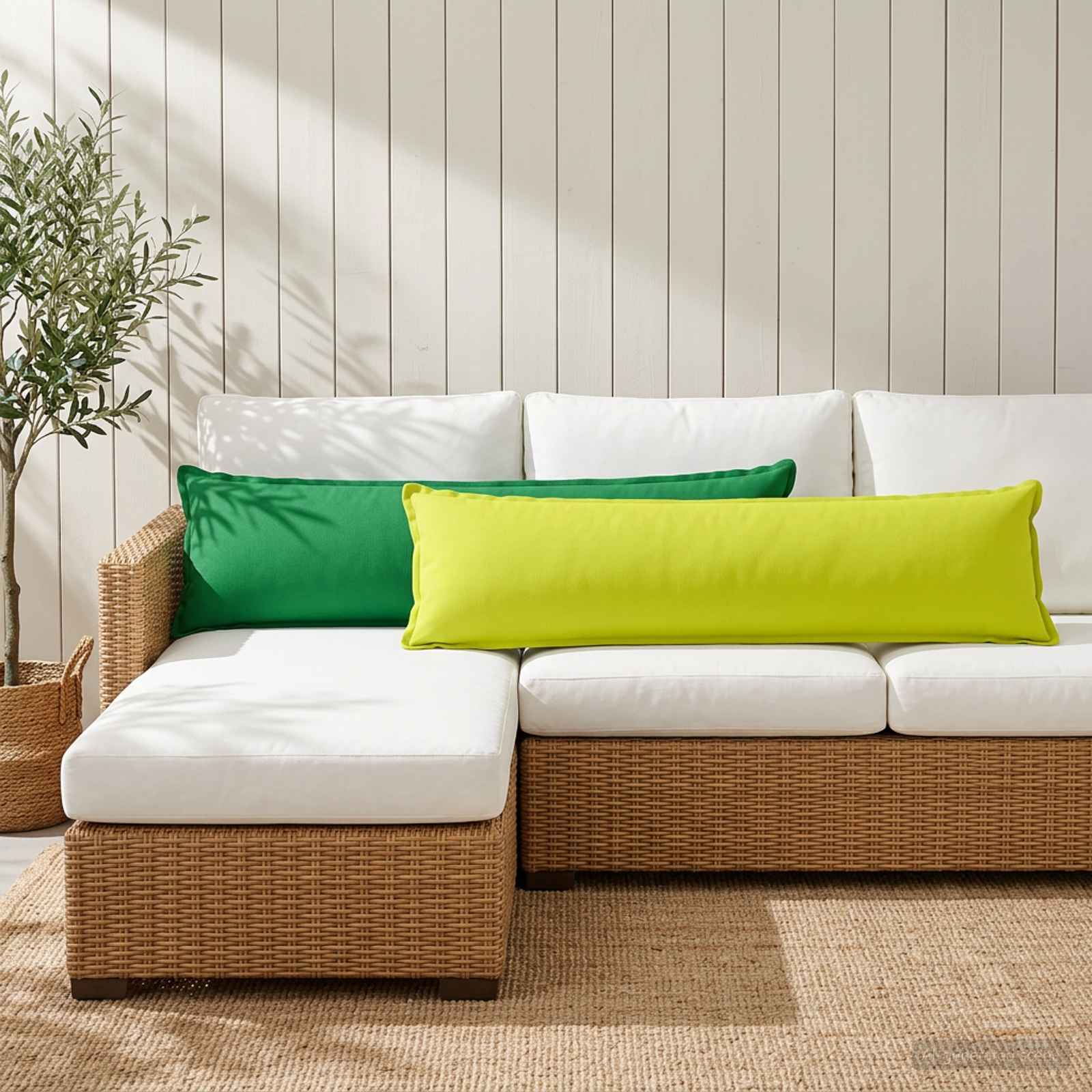 Padi padjaga HOUTEN Roheline 40 x 145 cm Polüester